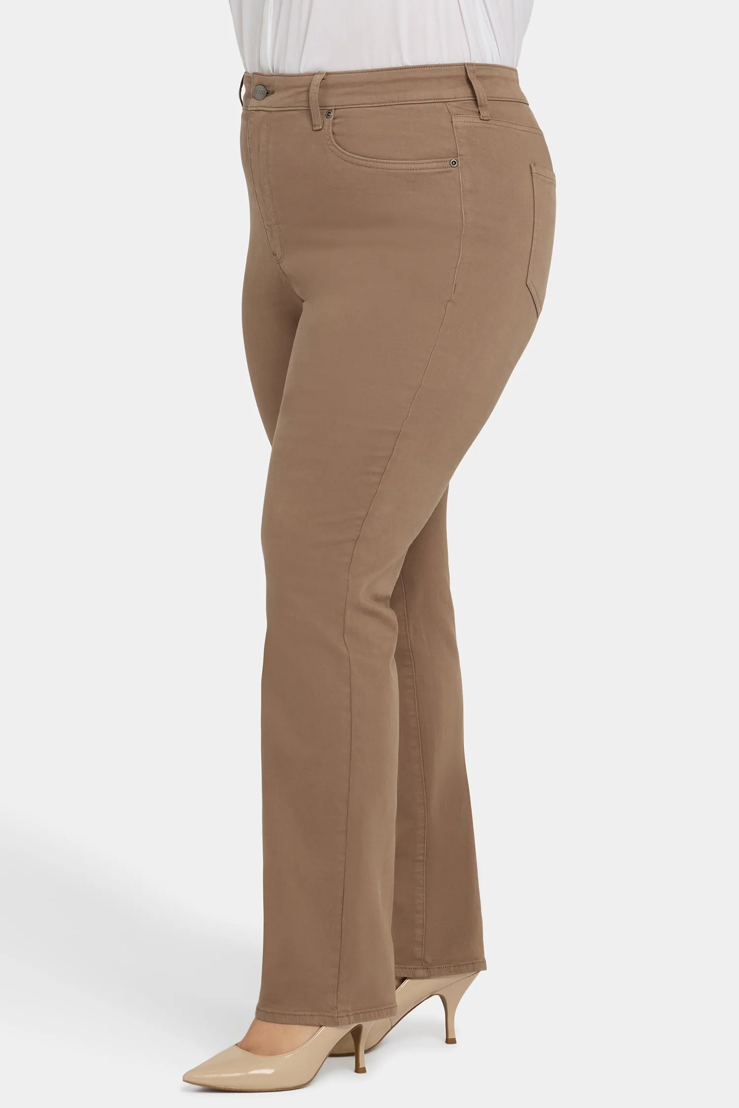 Marilyn Straight Jeans In Plus Size - Elmwood sold by NYDJ product image thumbnail 3