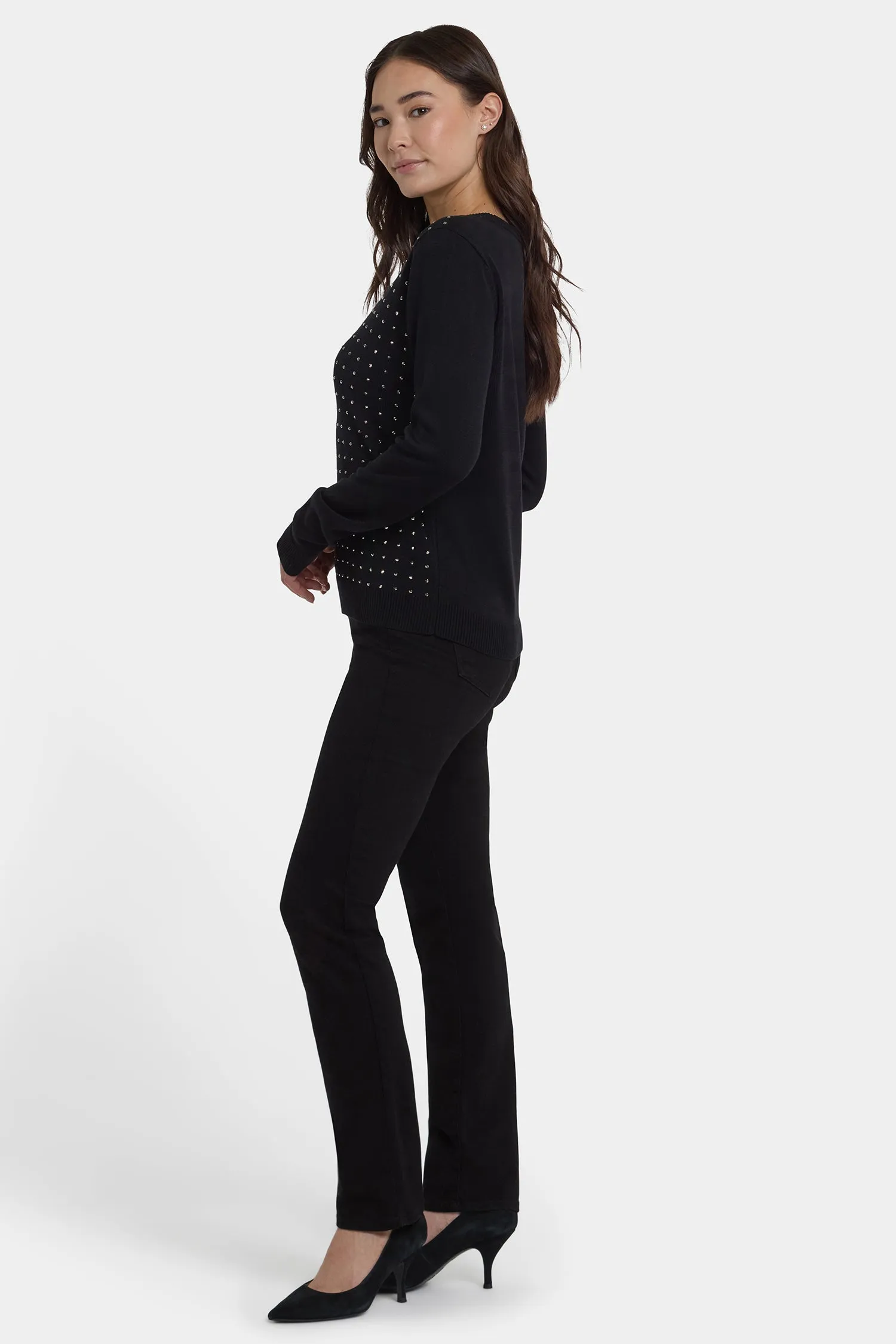 Sparkle Sweater - Black sold by NYDJ product image thumbnail 3