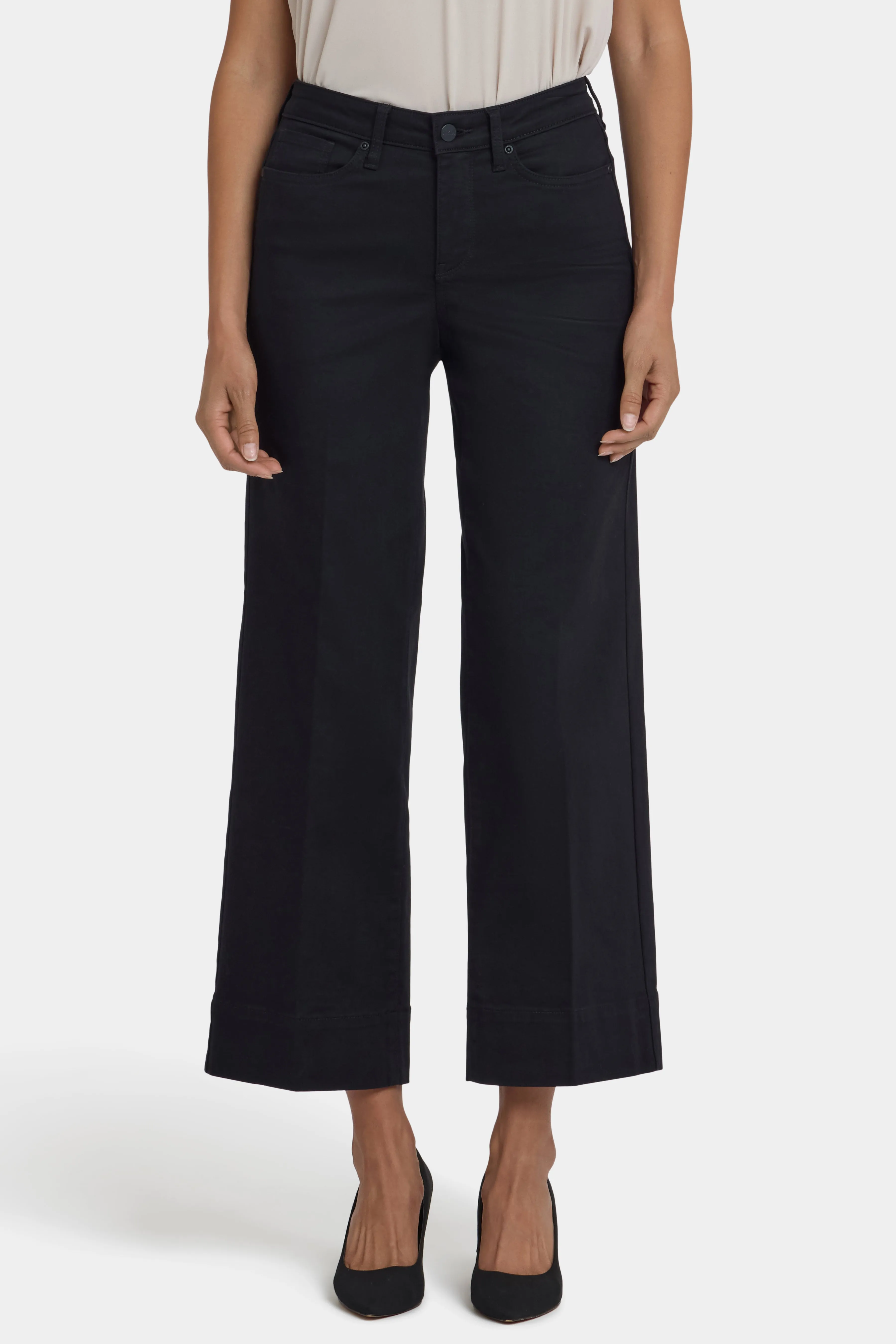 Teresa Wide Leg Ankle Jeans - Black sold by NYDJ product image thumbnail 4