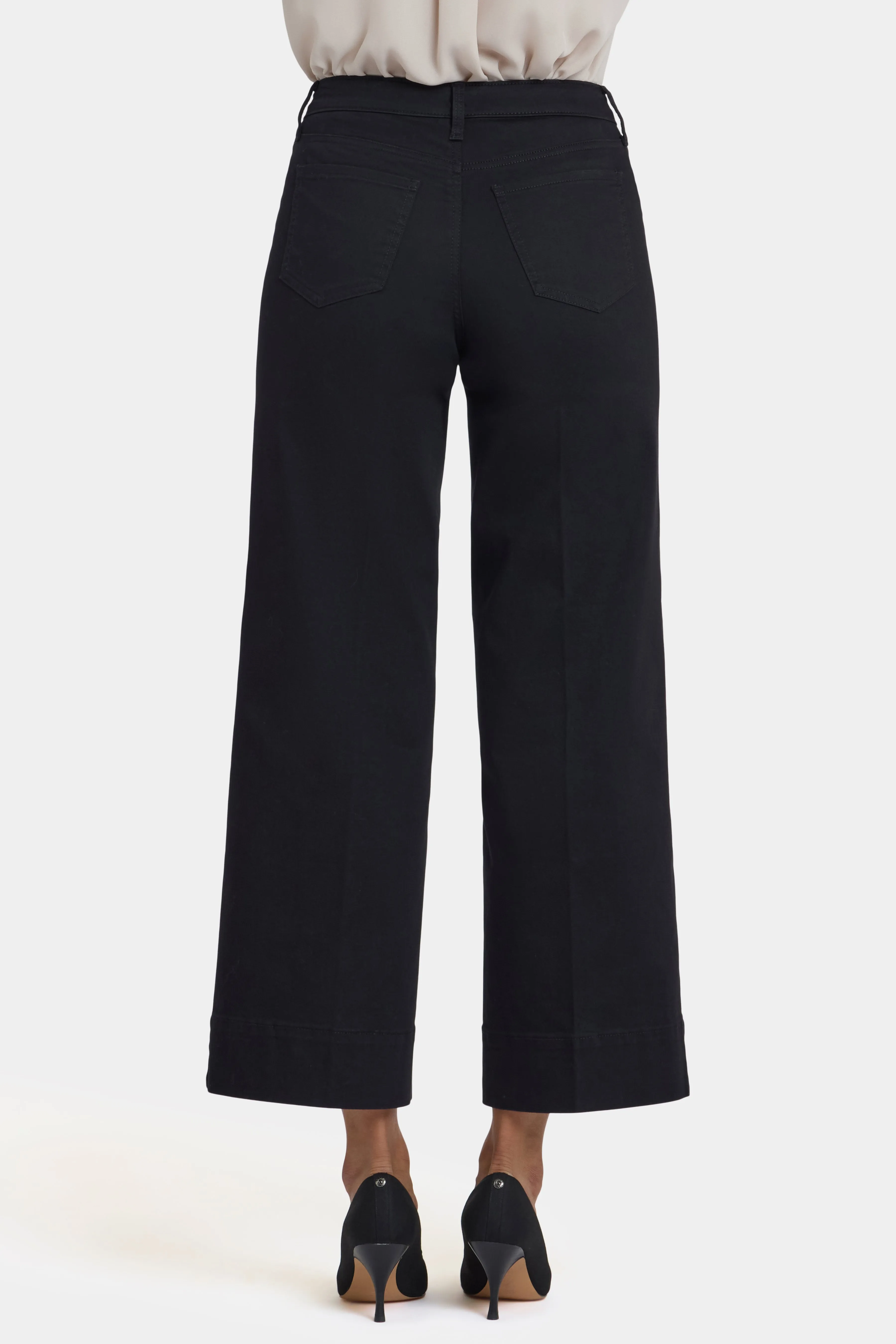 Teresa Wide Leg Ankle Jeans - Black sold by NYDJ product image thumbnail 2