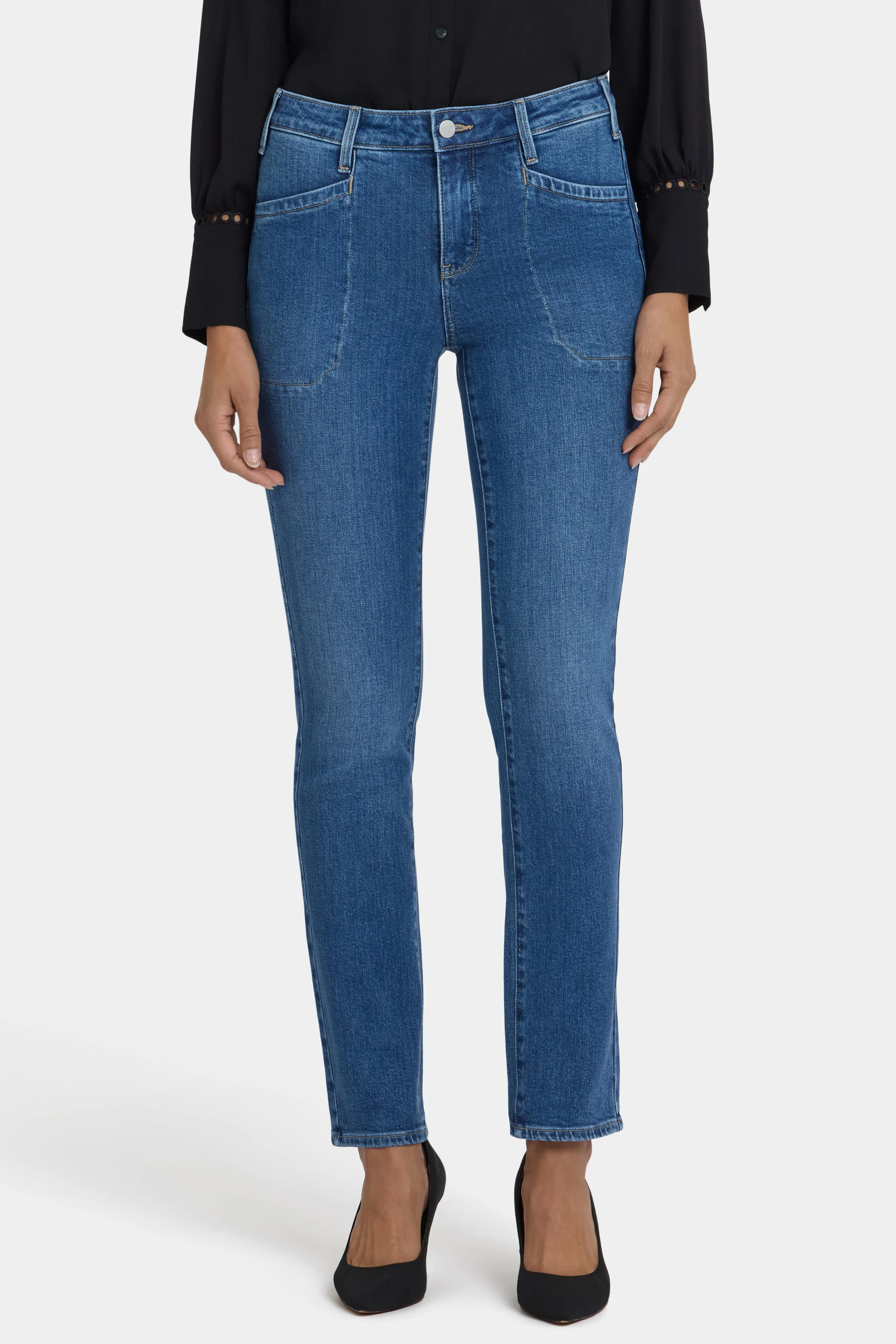 Sheri Slim Jeans - Opera Blue sold by NYDJ product image thumbnail 4