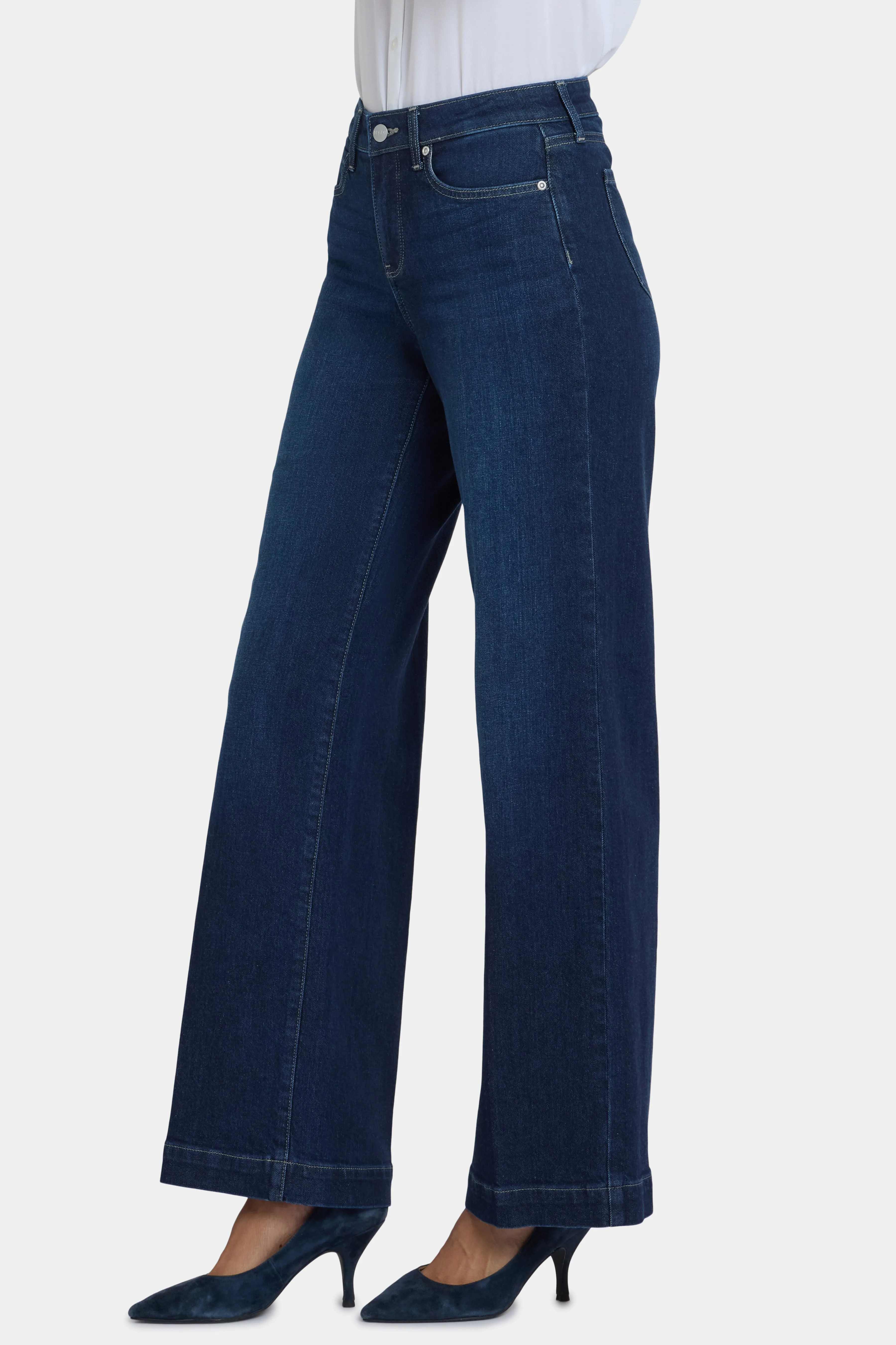 Teresa Wide Leg Jeans - Midnight Breeze sold by NYDJ product image thumbnail 3