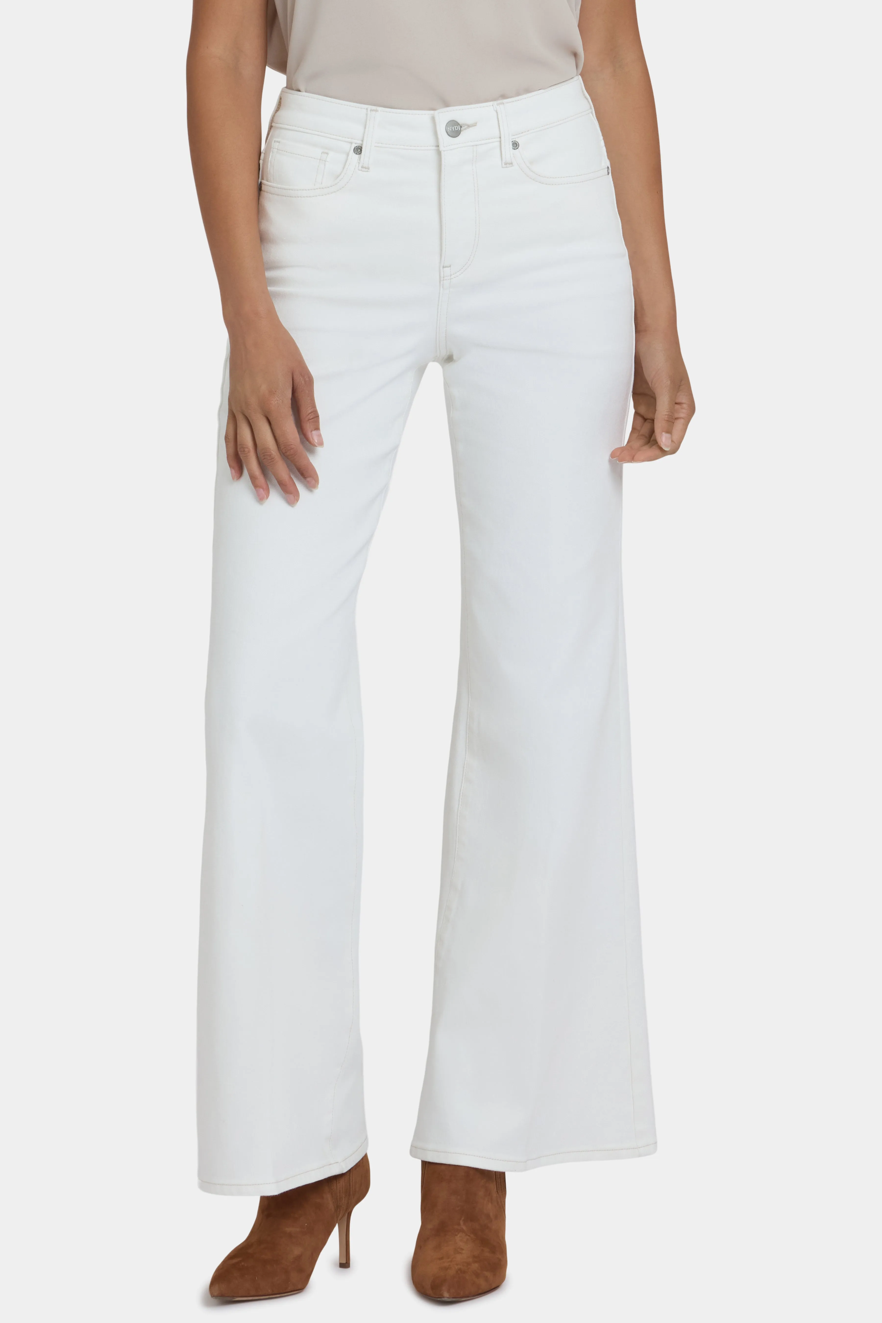 Mia Palazzo Jean - Winter White sold by NYDJ product image thumbnail 4