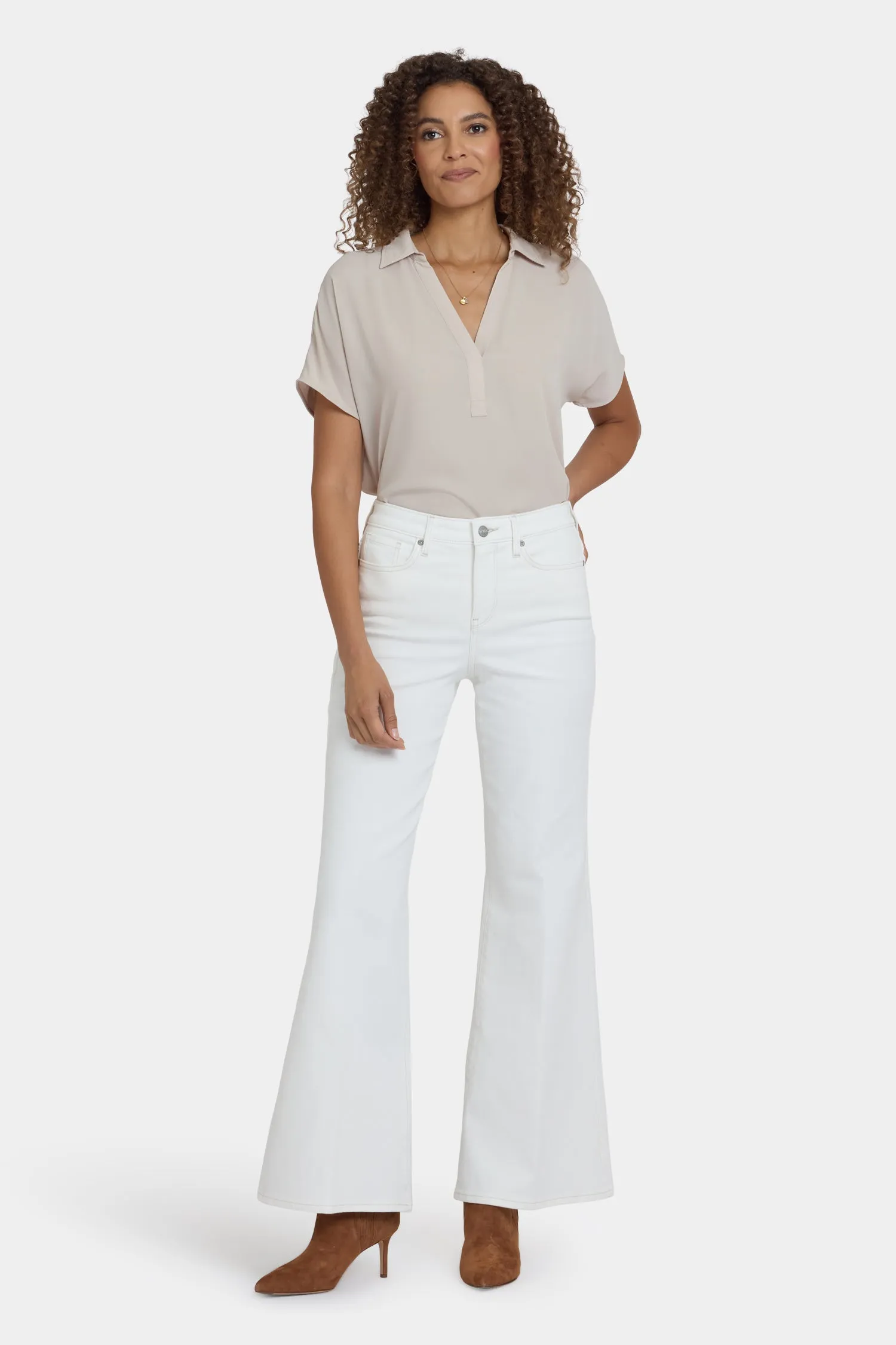 Mia Palazzo Jean - Winter White sold by NYDJ