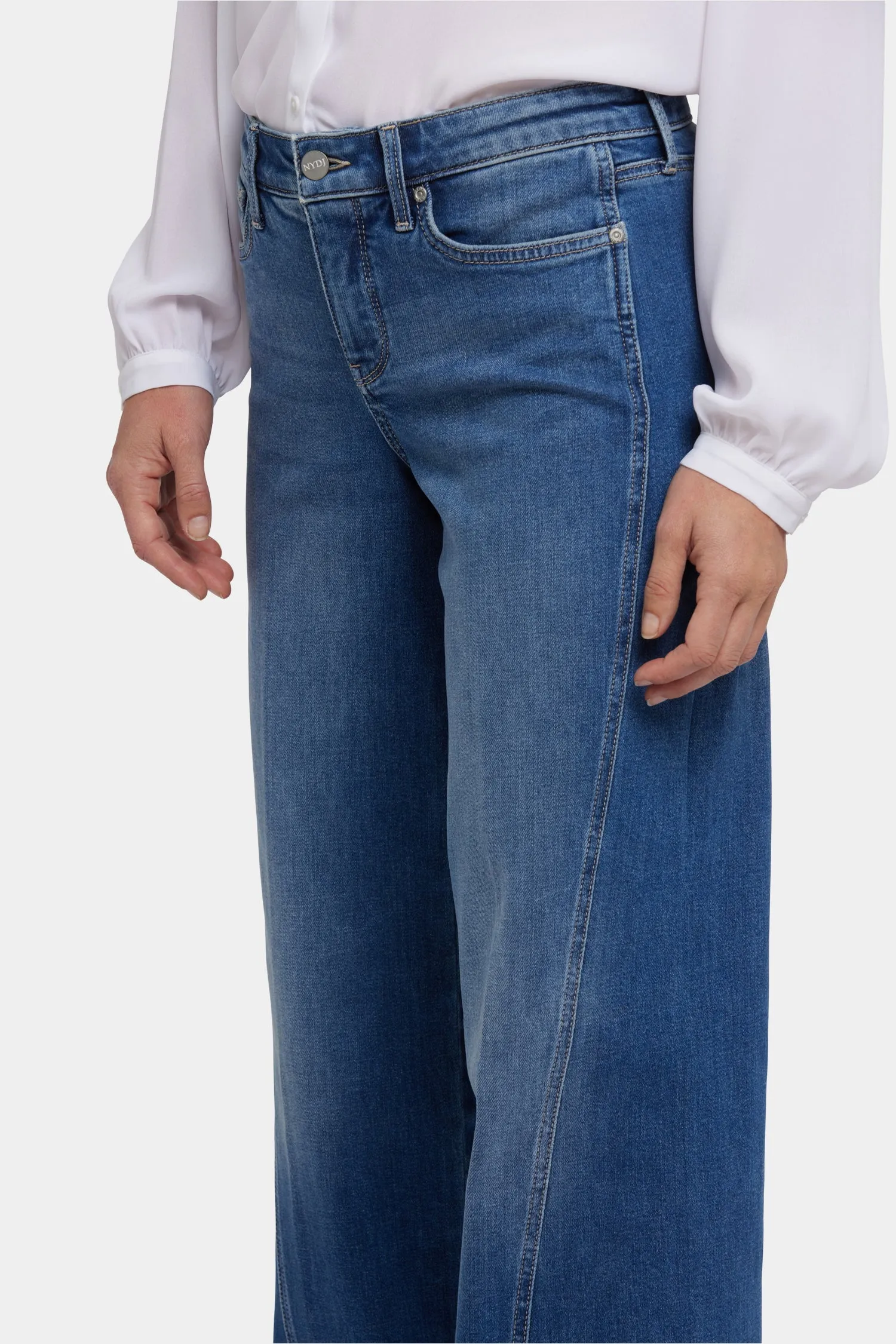 Teresa Wide Leg Jeans - Romantic Indigo sold by NYDJ product image thumbnail 5