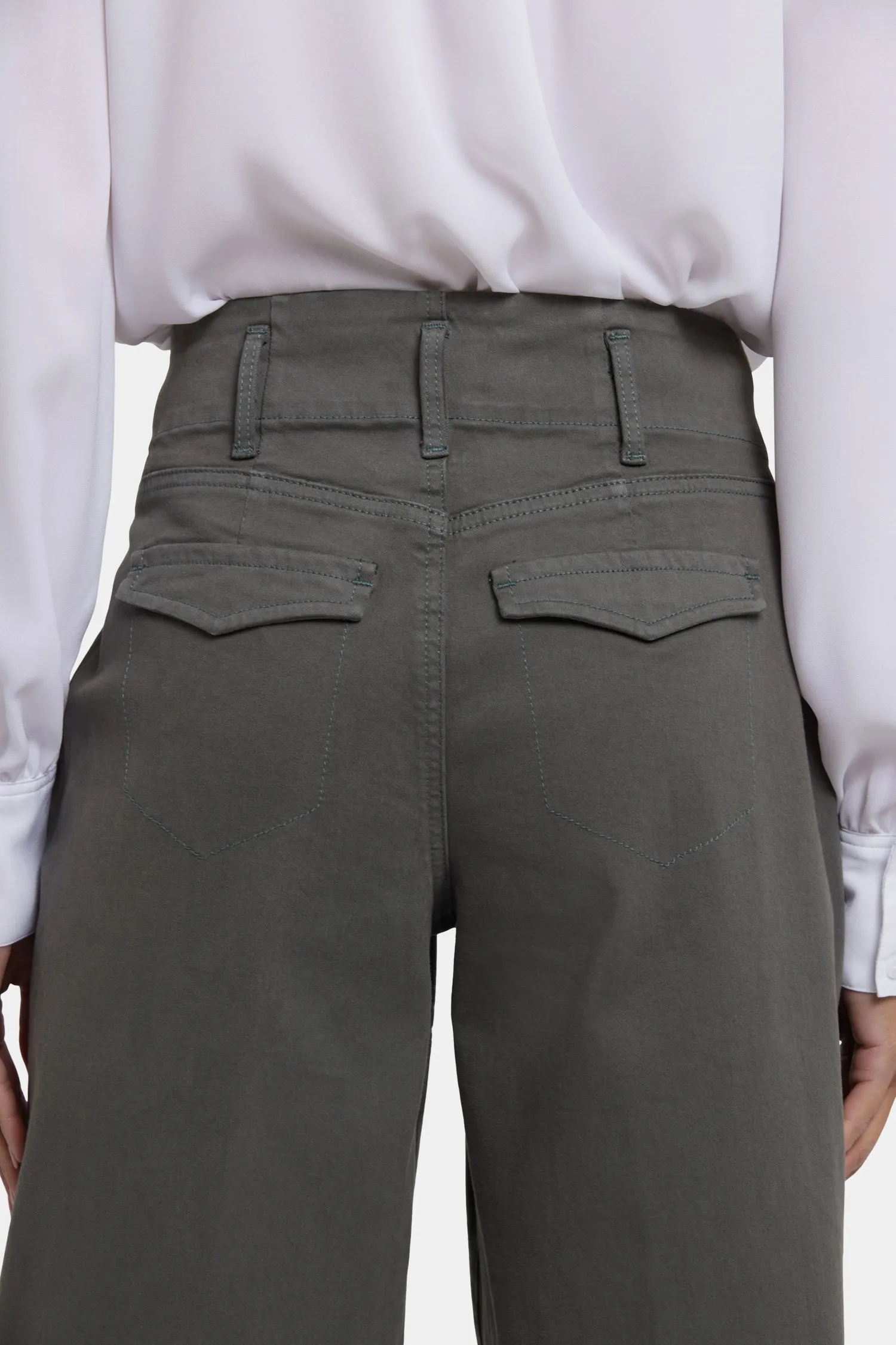 Mona Wide Leg Trouser Jeans - Vine Leaf sold by NYDJ product image thumbnail 2