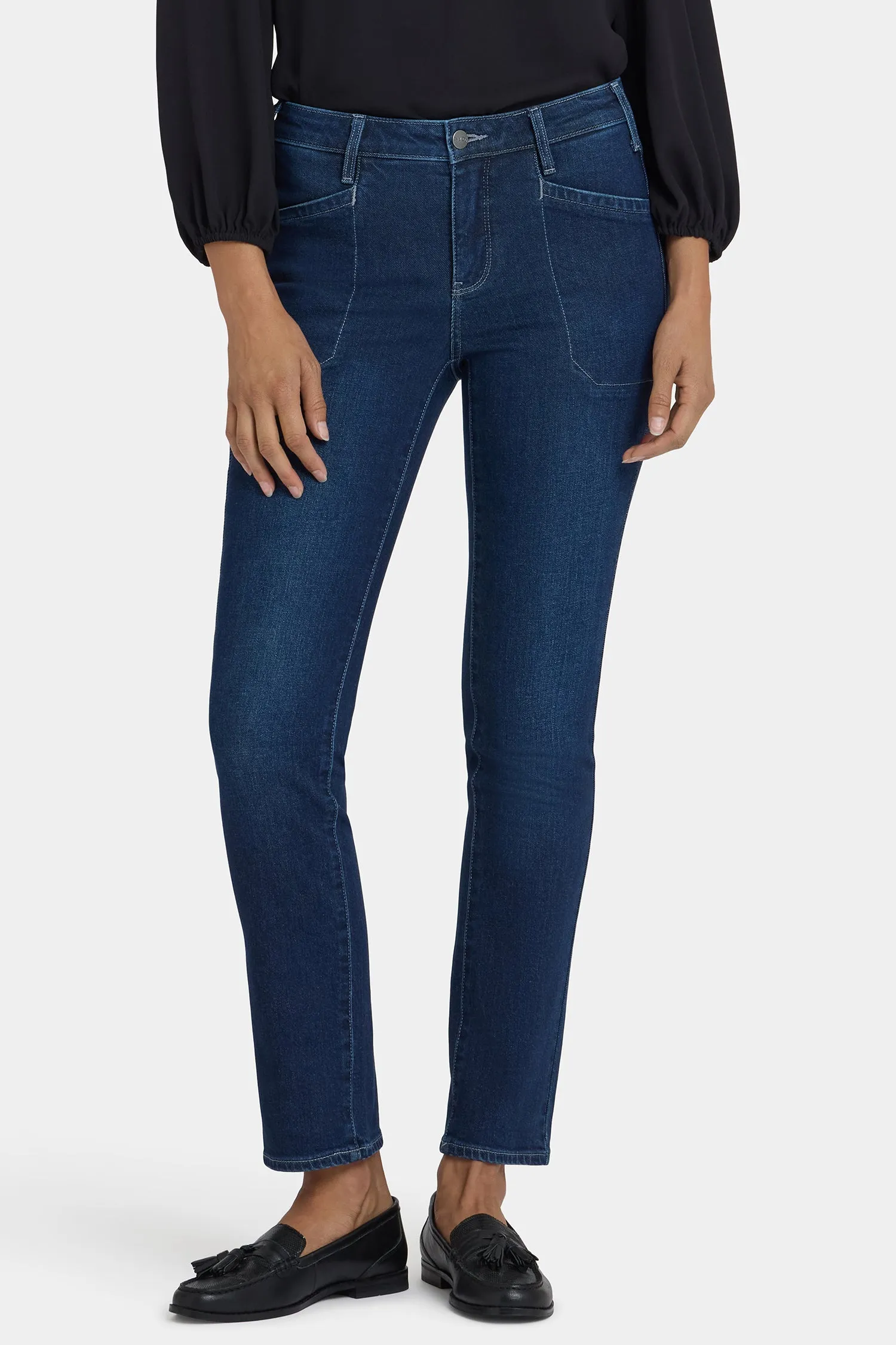 Sheri Slim Jeans In Petite - Ink Skyline sold by NYDJ product image thumbnail 4