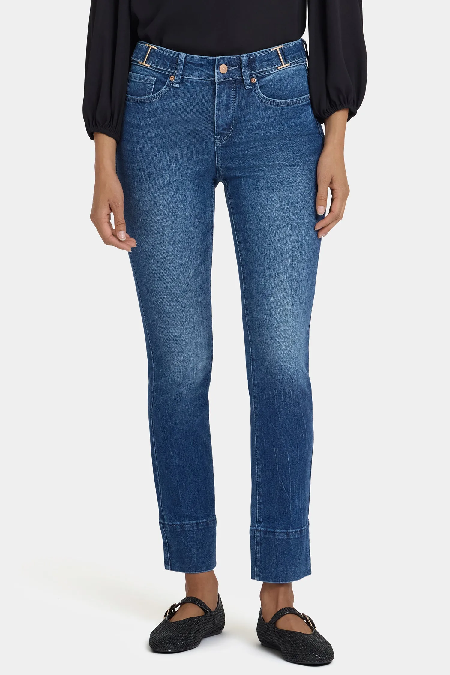 Sheri Slim Jeans In Petite - Cool Marine sold by NYDJ product image thumbnail 4