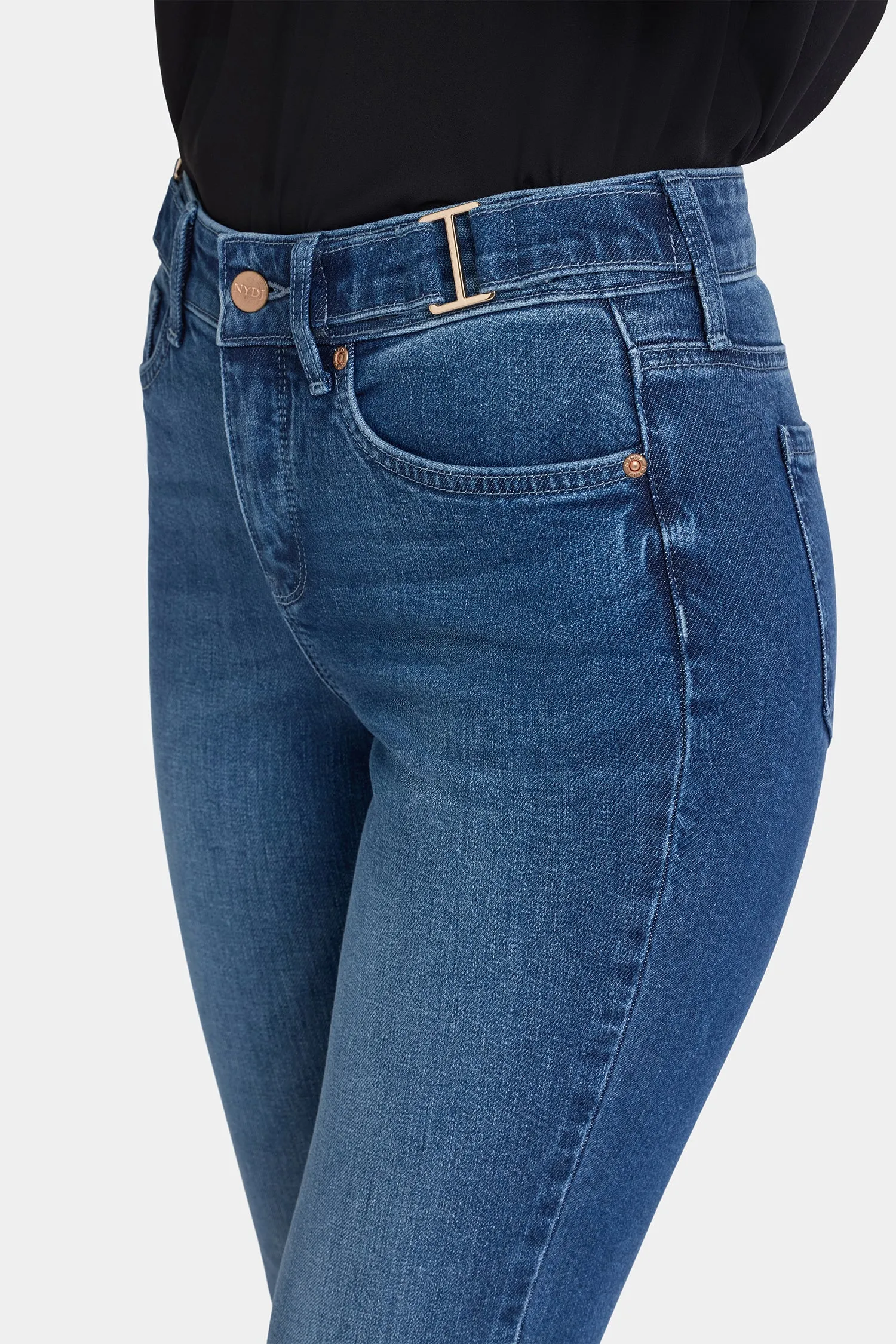 Sheri Slim Jeans In Petite - Cool Marine sold by NYDJ product image thumbnail 5