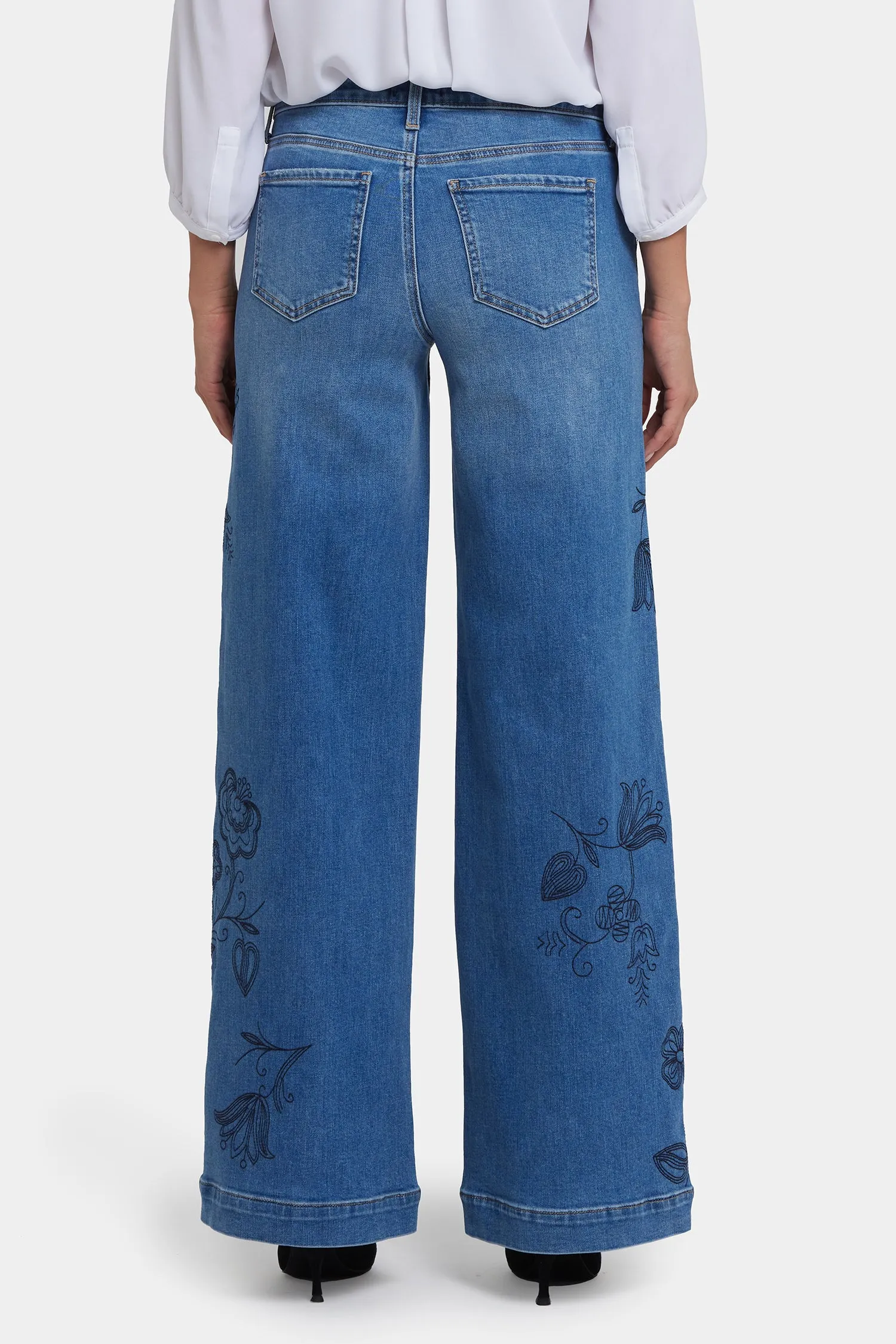 Teresa Wide Leg Jeans In Petite - Water Canyon sold by NYDJ product image thumbnail 2