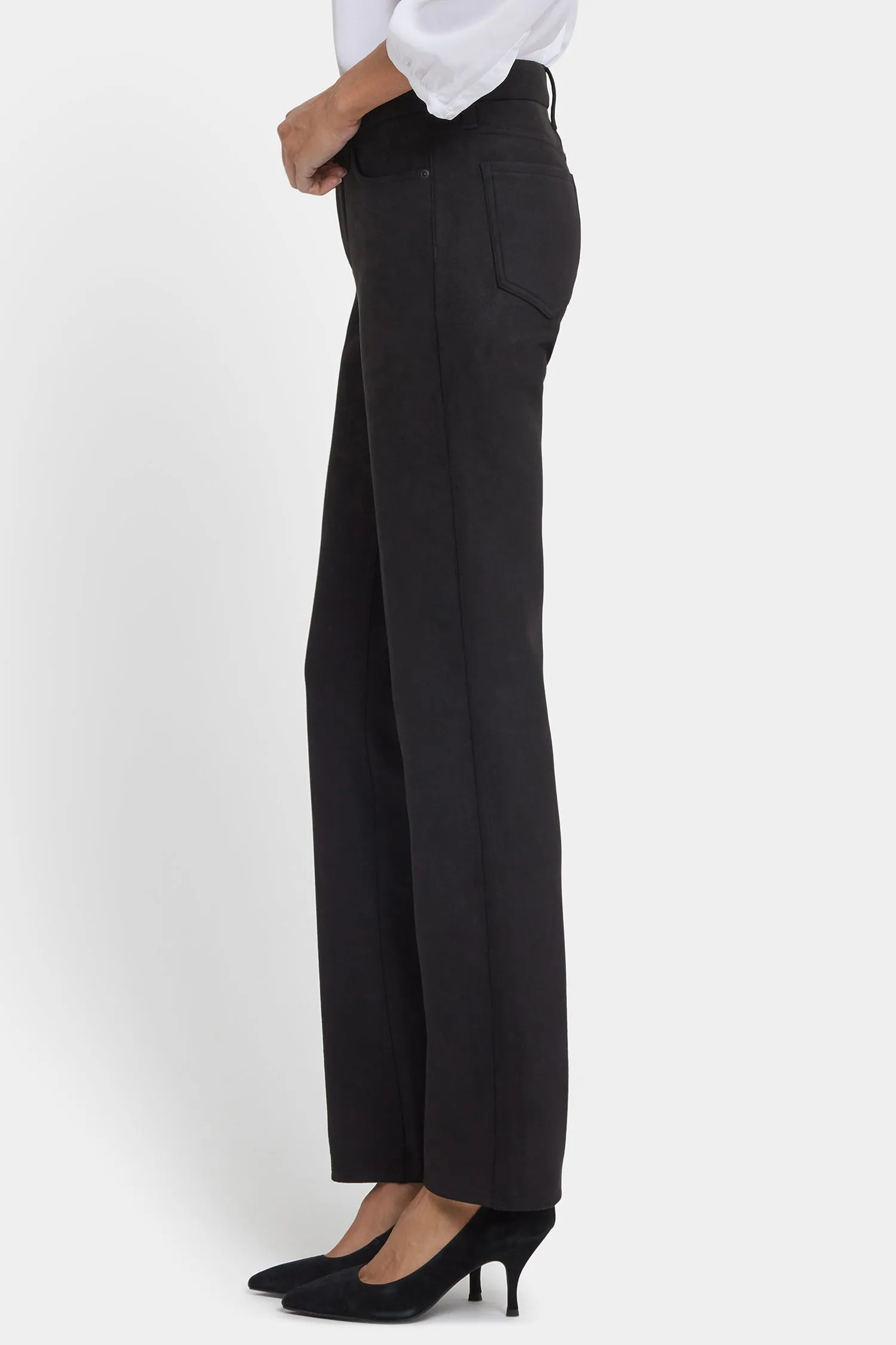 Marilyn Straight Pants In Petite - Black sold by NYDJ product image thumbnail 4