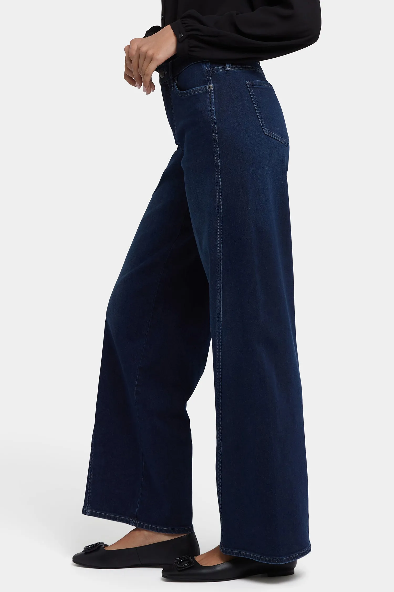 Teresa Wide Leg Jeans In Petite - Ink Skyline sold by NYDJ product image thumbnail 3