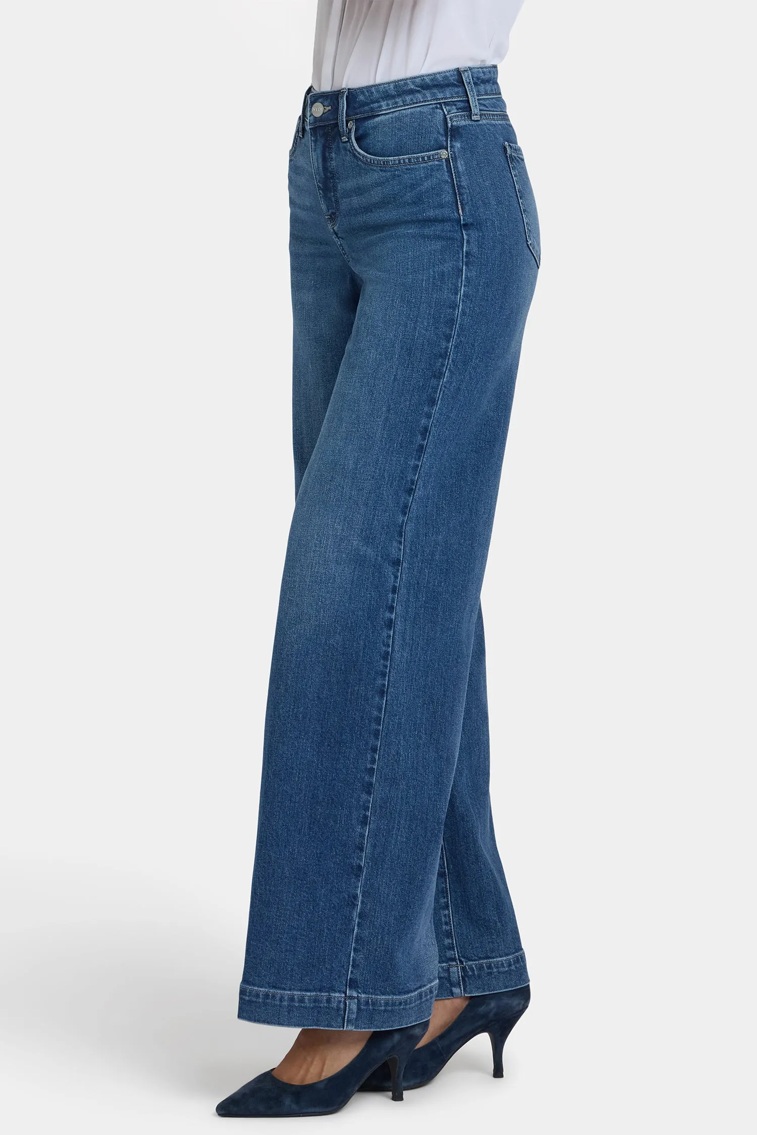 Teresa Wide Leg Jeans In Petite - Lake Notre-Dame sold by NYDJ product image thumbnail 3