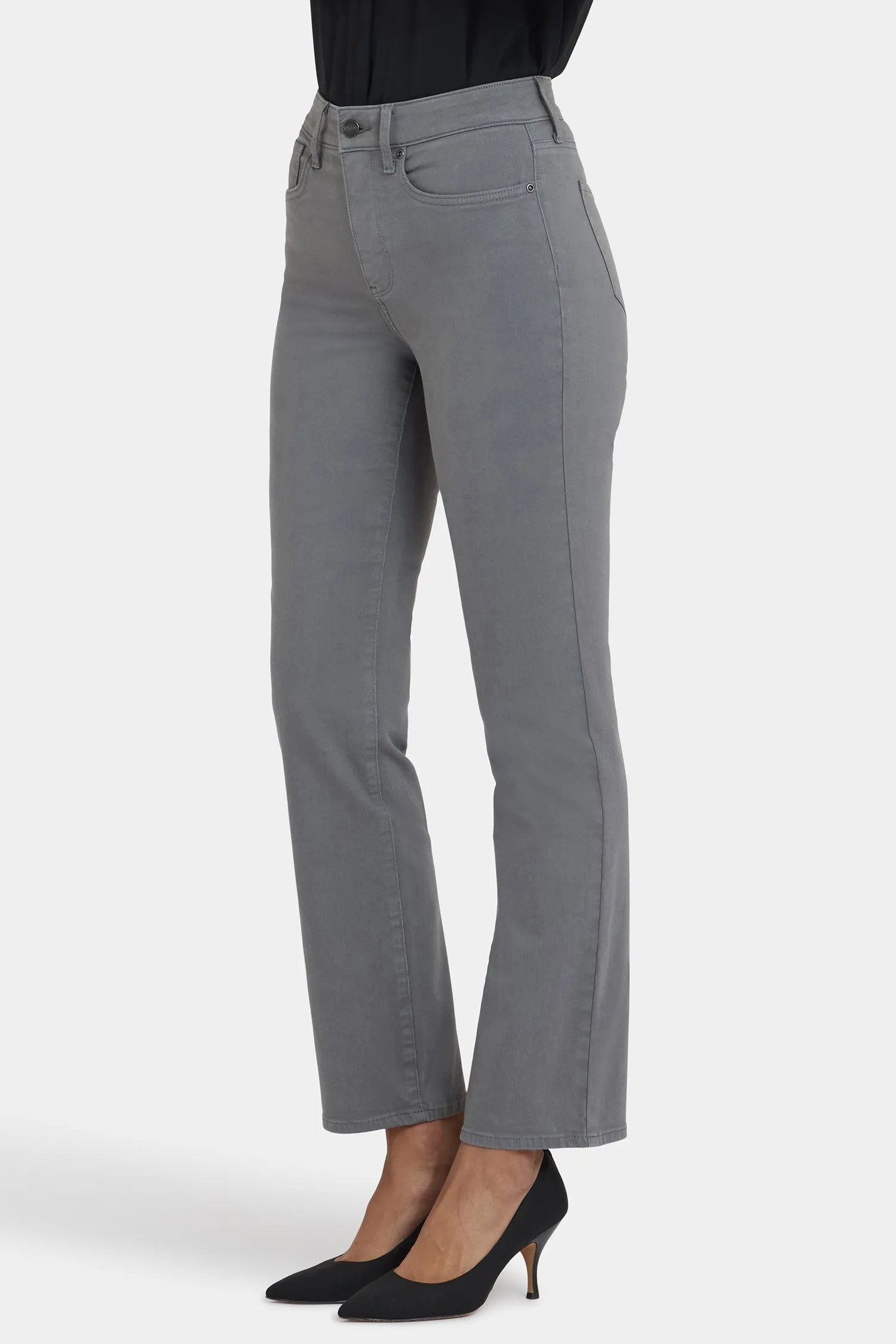 Marilyn Straight Jeans In Petite - Lunar Stone sold by NYDJ product image thumbnail 3