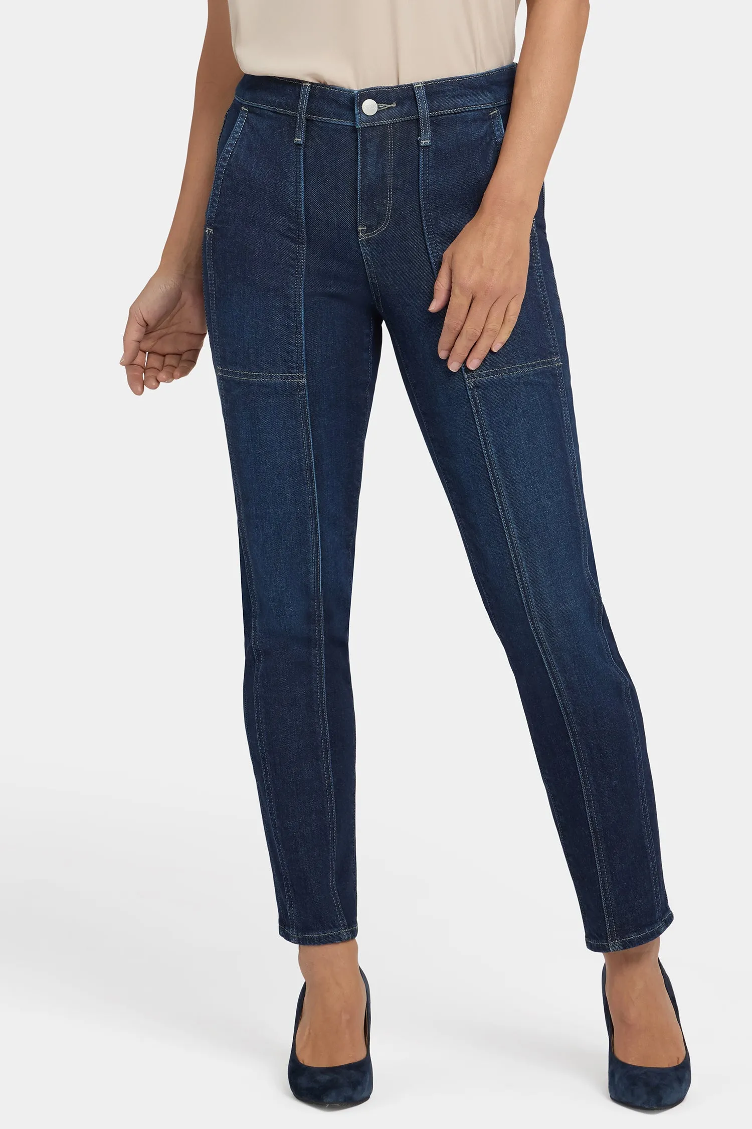 Margot Girlfriend Jeans In Petite - Midnight Breeze sold by NYDJ product image thumbnail 4