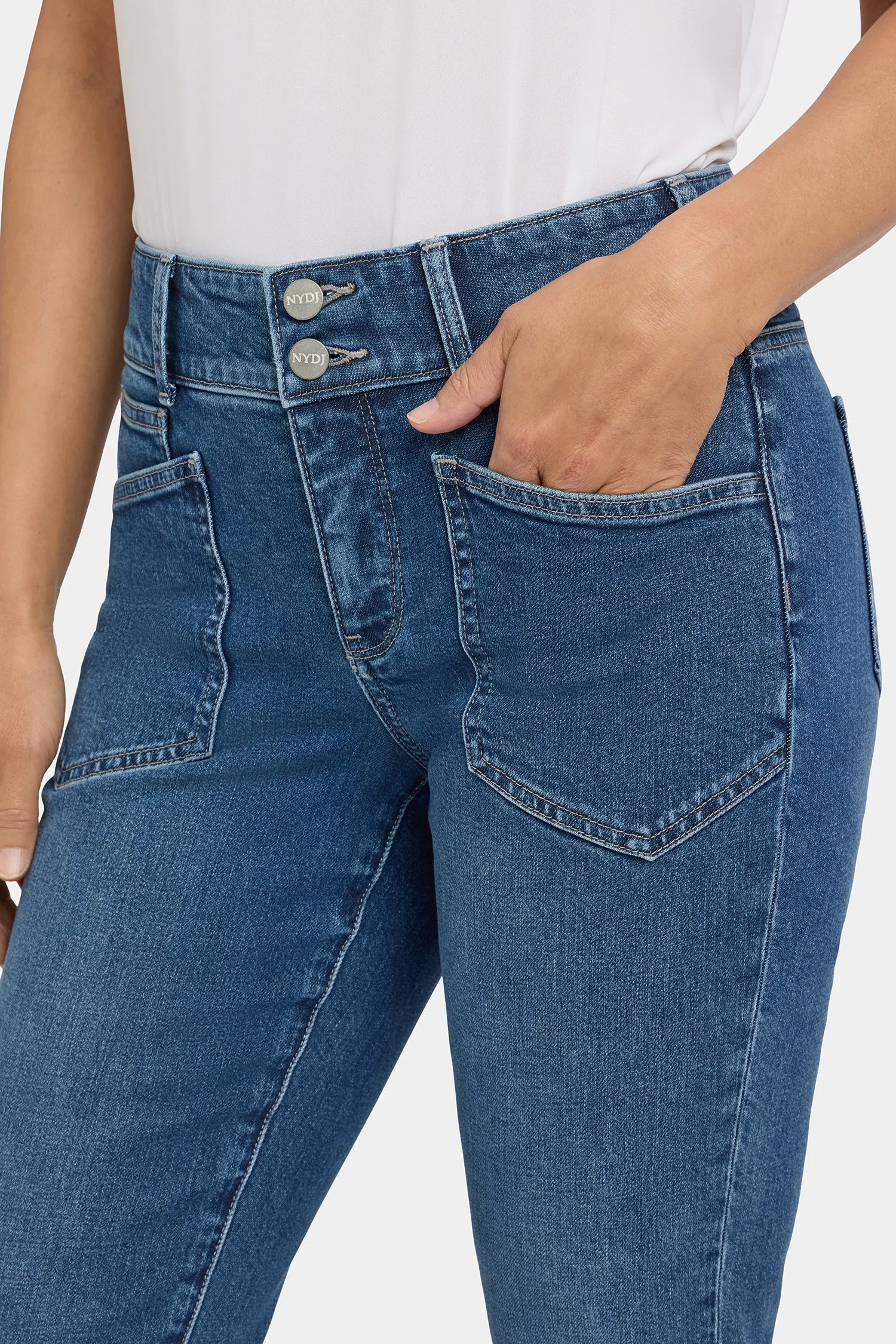 Margot Girlfriend Jeans In Petite - Lake Notre-Dame sold by NYDJ product image thumbnail 5