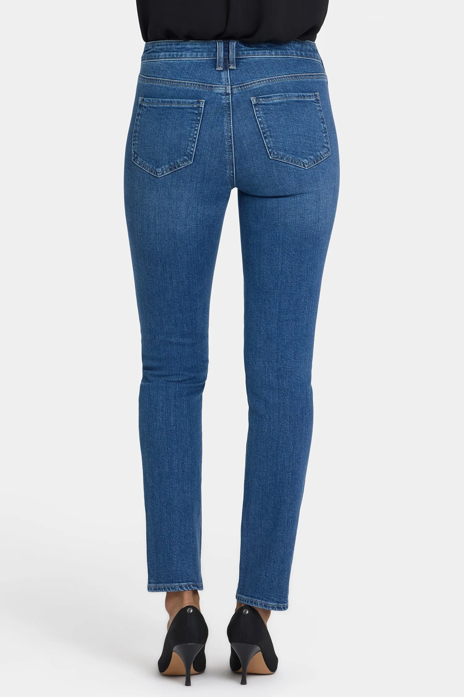 Sheri Slim Jeans In Petite - Opera Blue sold by NYDJ product image thumbnail 3