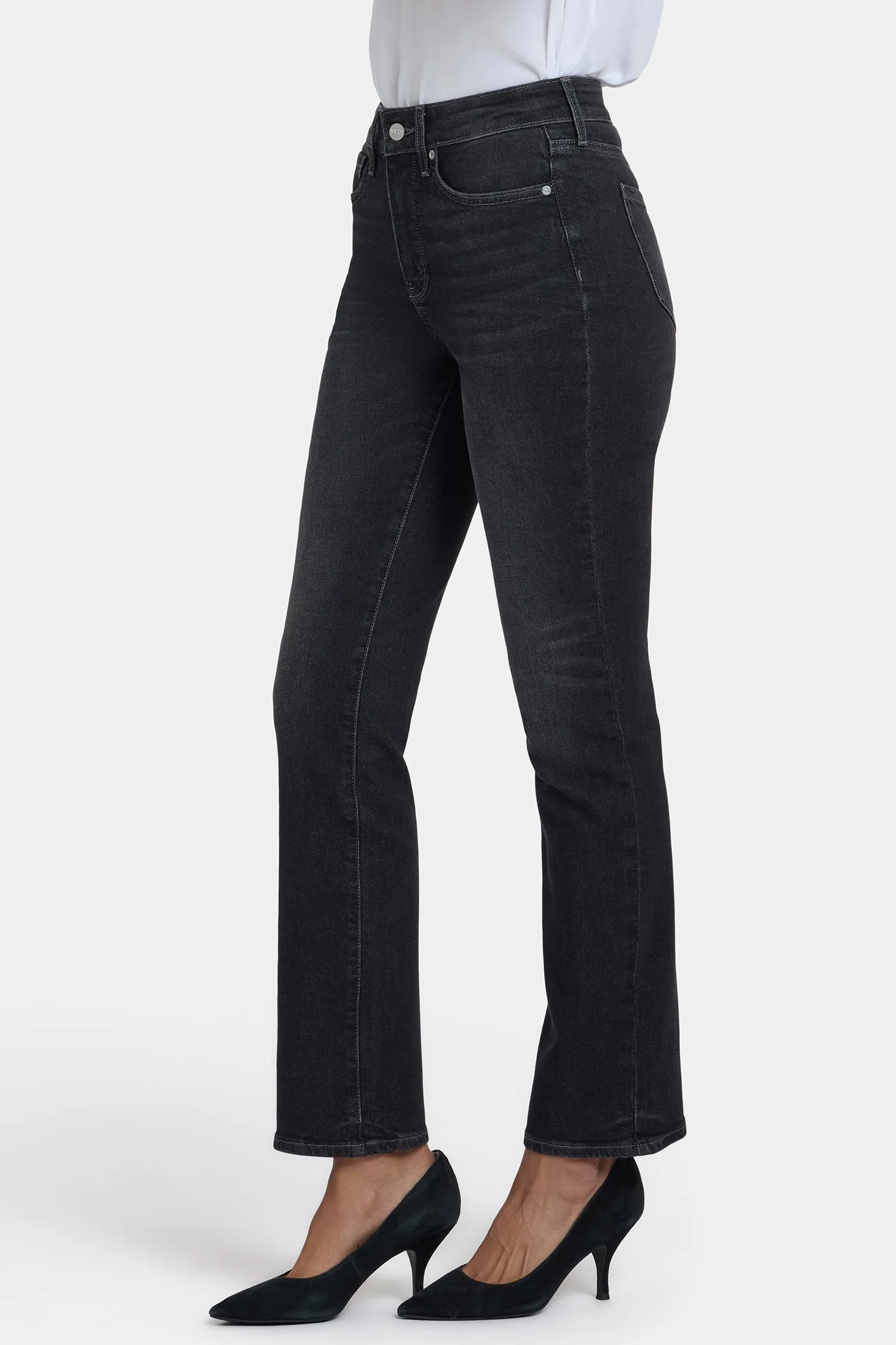 Marilyn Straight Jeans In Petite - Paris Lights sold by NYDJ product image thumbnail 2
