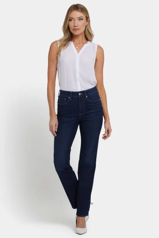 Marilyn Straight Jeans In Petite - Midnight Breeze sold by NYDJ