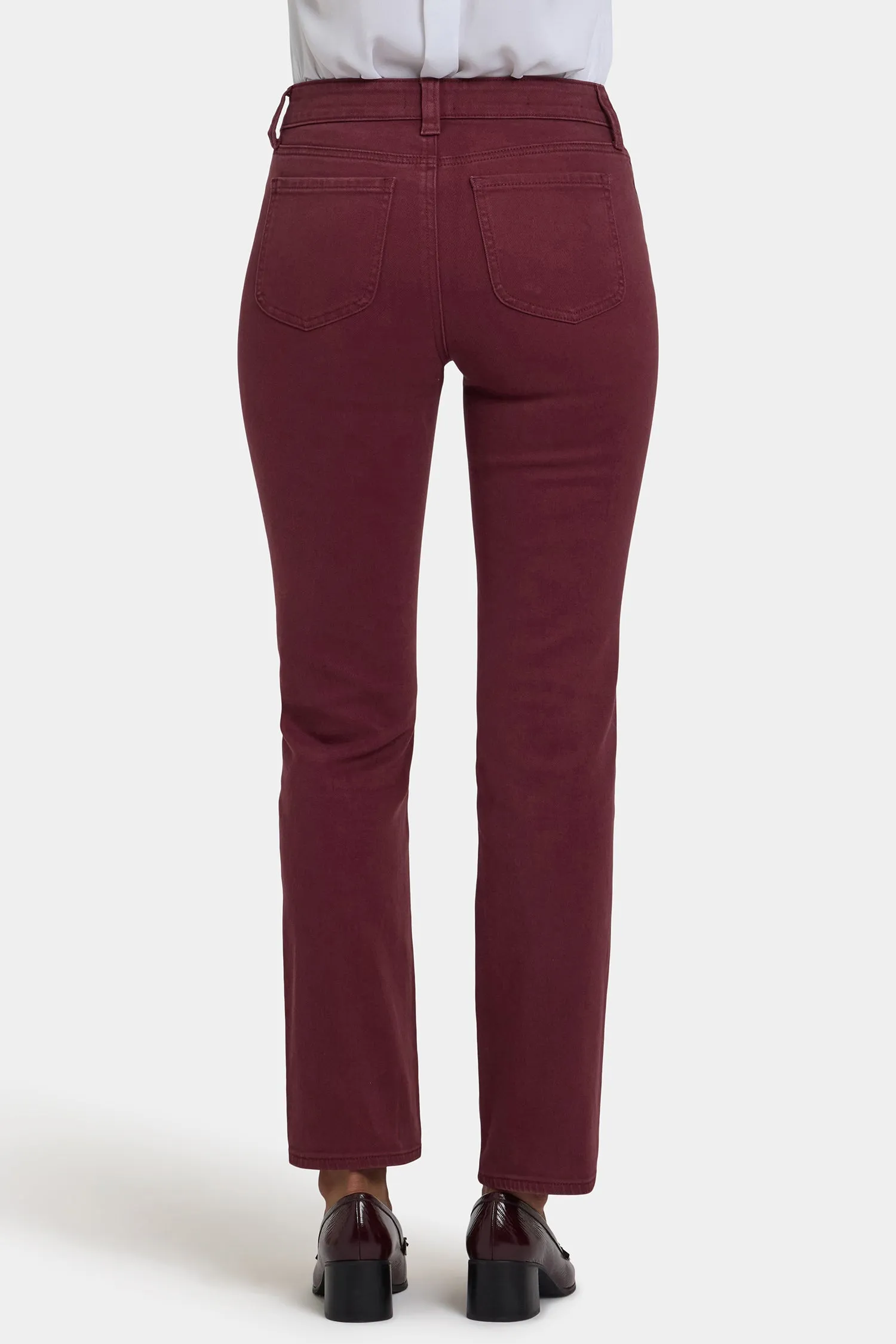 Marilyn Straight Jeans In Petite - Sienna Red sold by NYDJ product image thumbnail 3