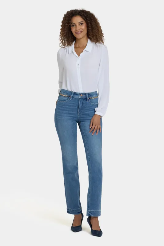 Marilyn Straight Jeans - Bastille Sea sold by NYDJ