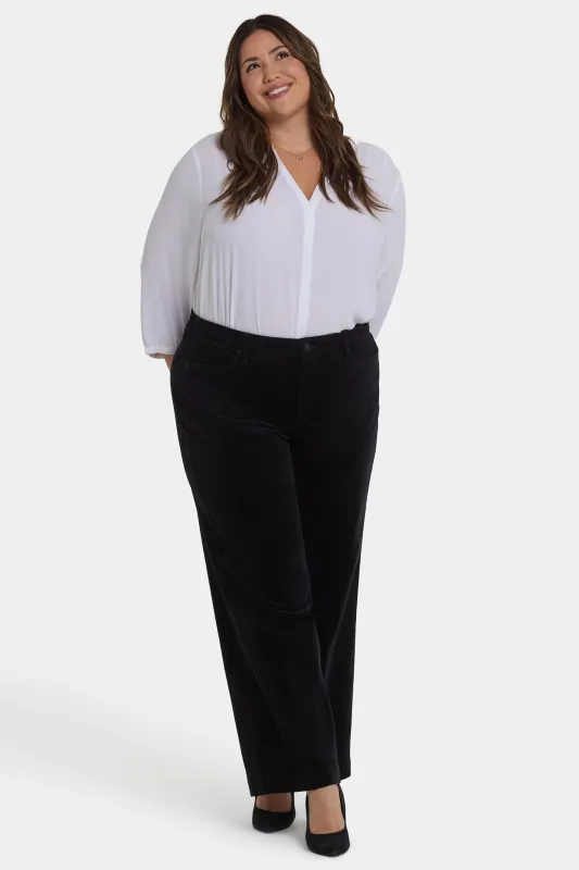 Teresa Wide Leg Pants In Plus Size - Black sold by NYDJ