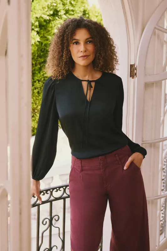 Elsie Blouse - Black sold by NYDJ