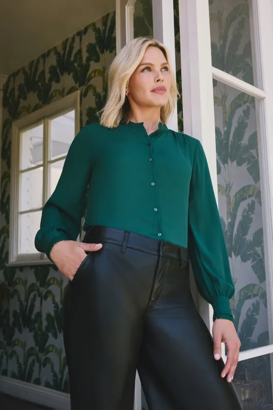 Janie Blouse - Pine Forest sold by NYDJ