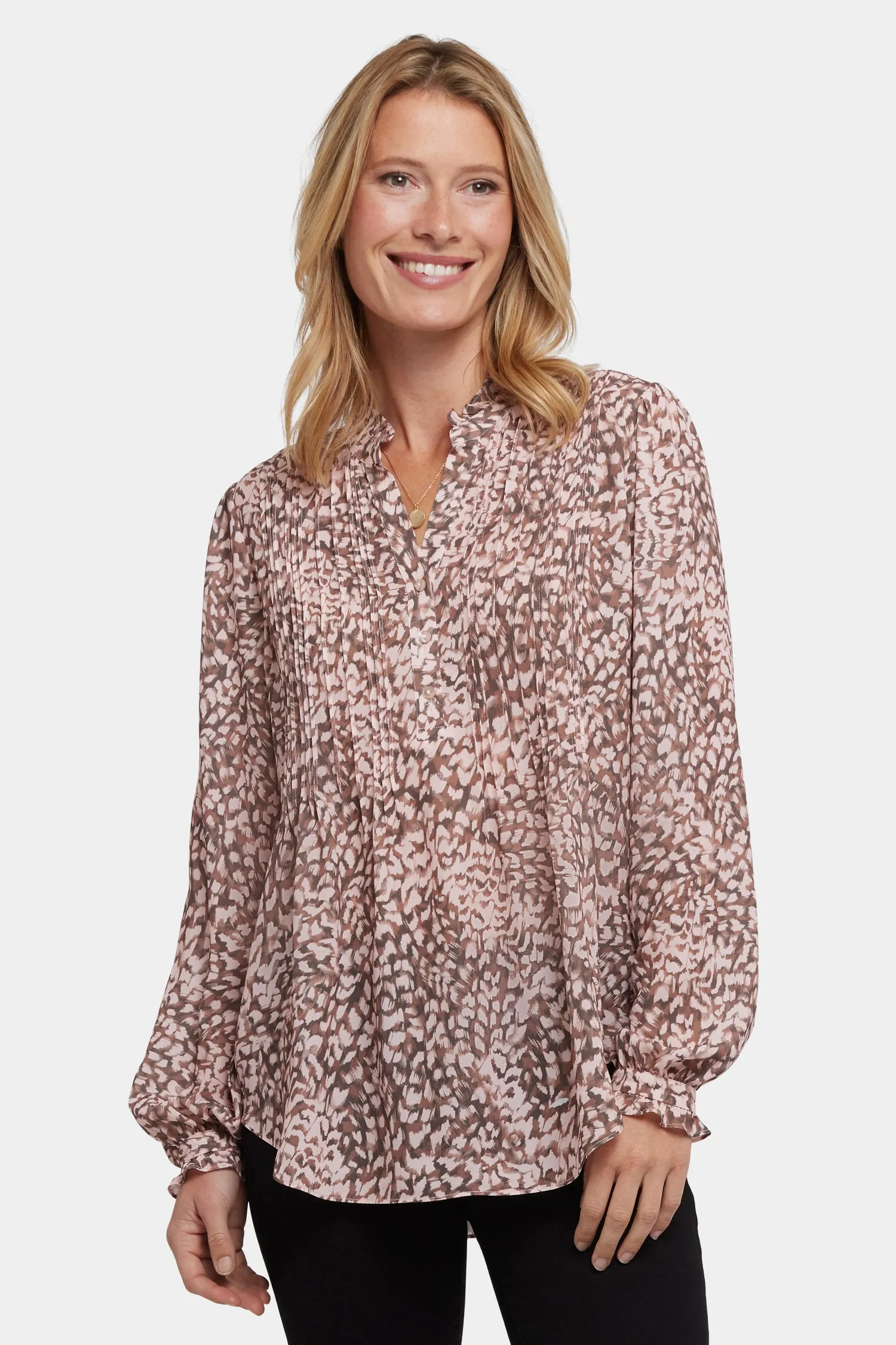 Pleated Front Tunic - Delacroix sold by NYDJ product image thumbnail 2