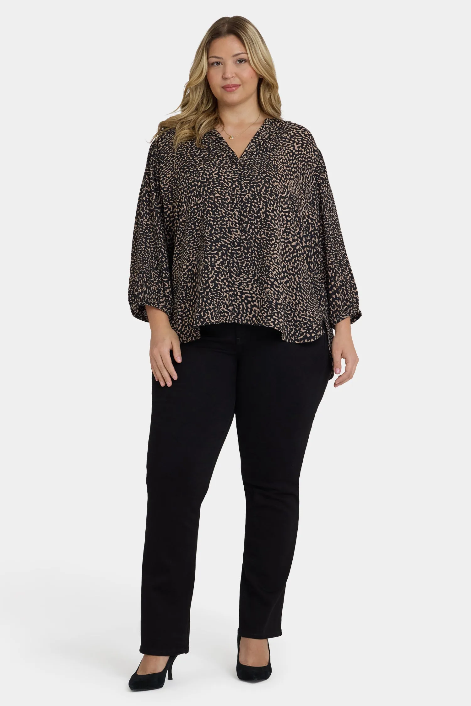 Pintuck Blouse In Plus Size - Camille le Vie sold by NYDJ product image thumbnail 4