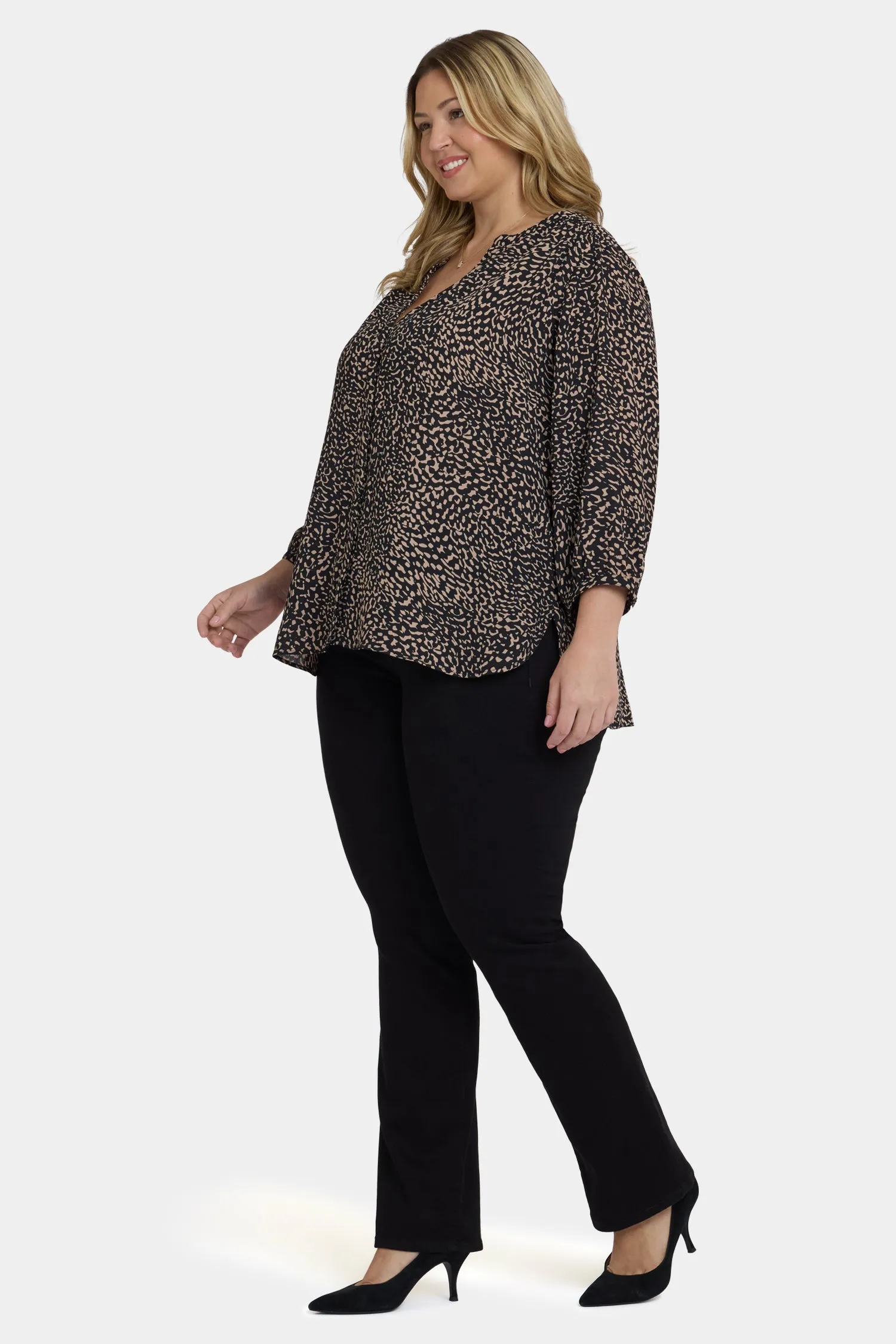Pintuck Blouse In Plus Size - Camille le Vie sold by NYDJ product image thumbnail 3
