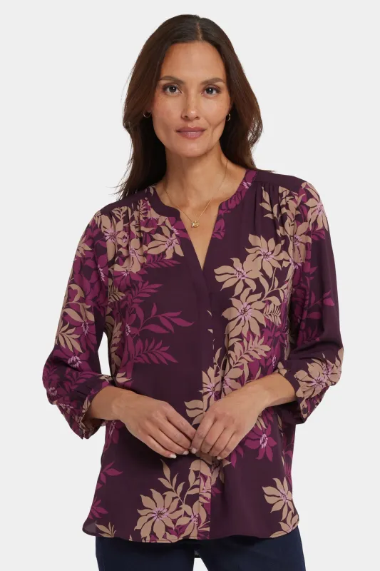 Pintuck Blouse - Bonne Nouvelle sold by NYDJ