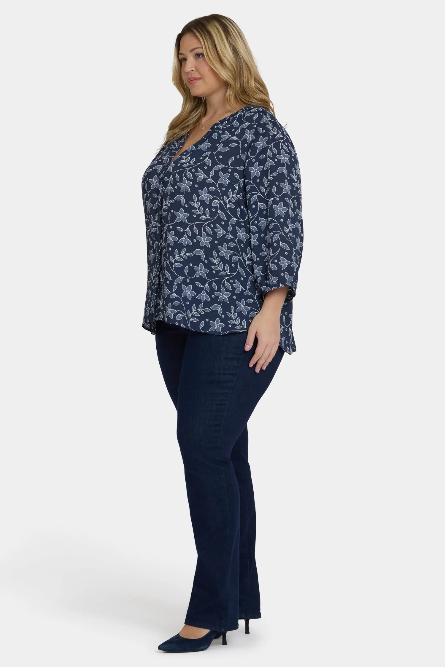 Pintuck Blouse In Plus Size - Lisette sold by NYDJ product image thumbnail 3