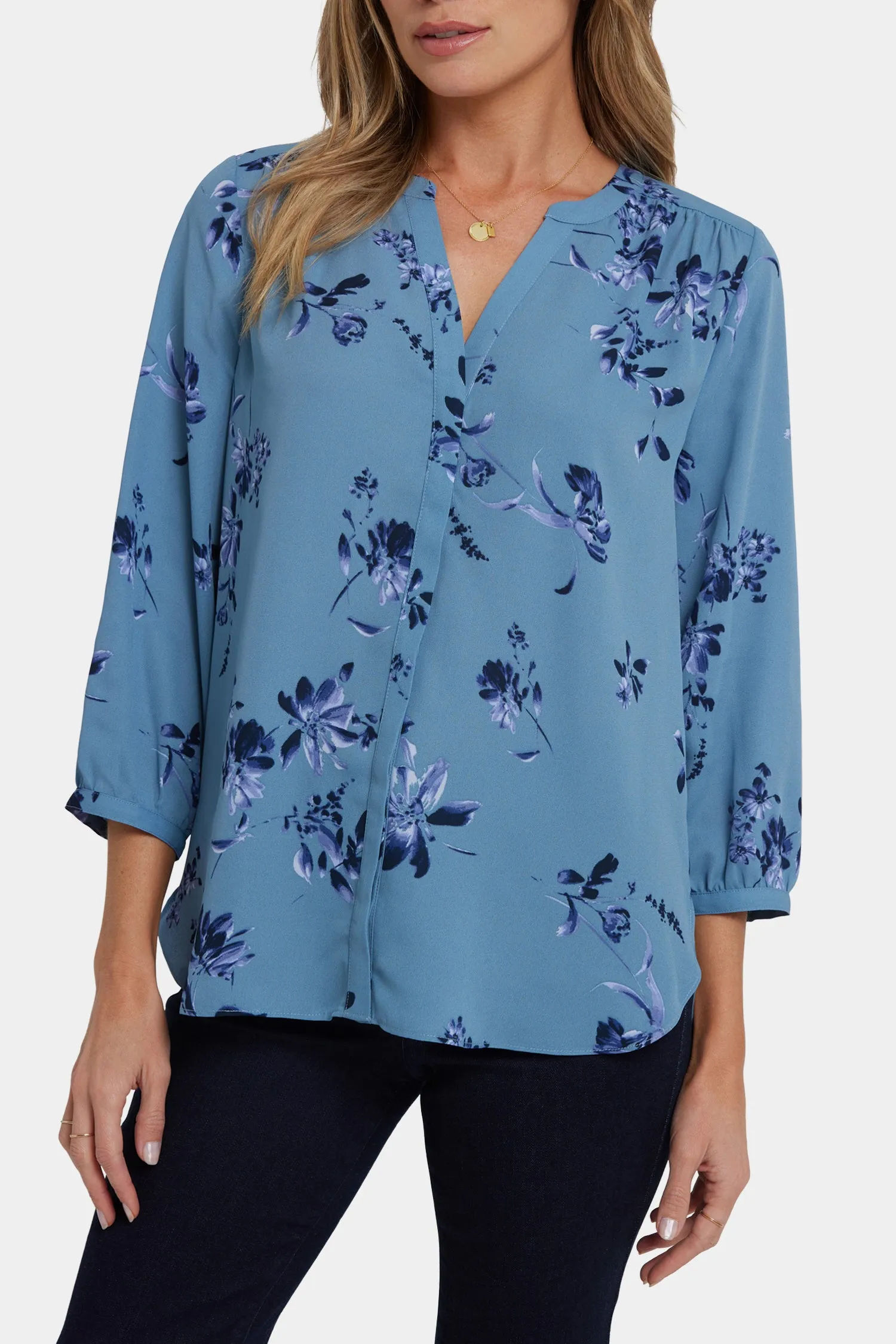 Pintuck Blouse - Antoinette sold by NYDJ product image thumbnail 5