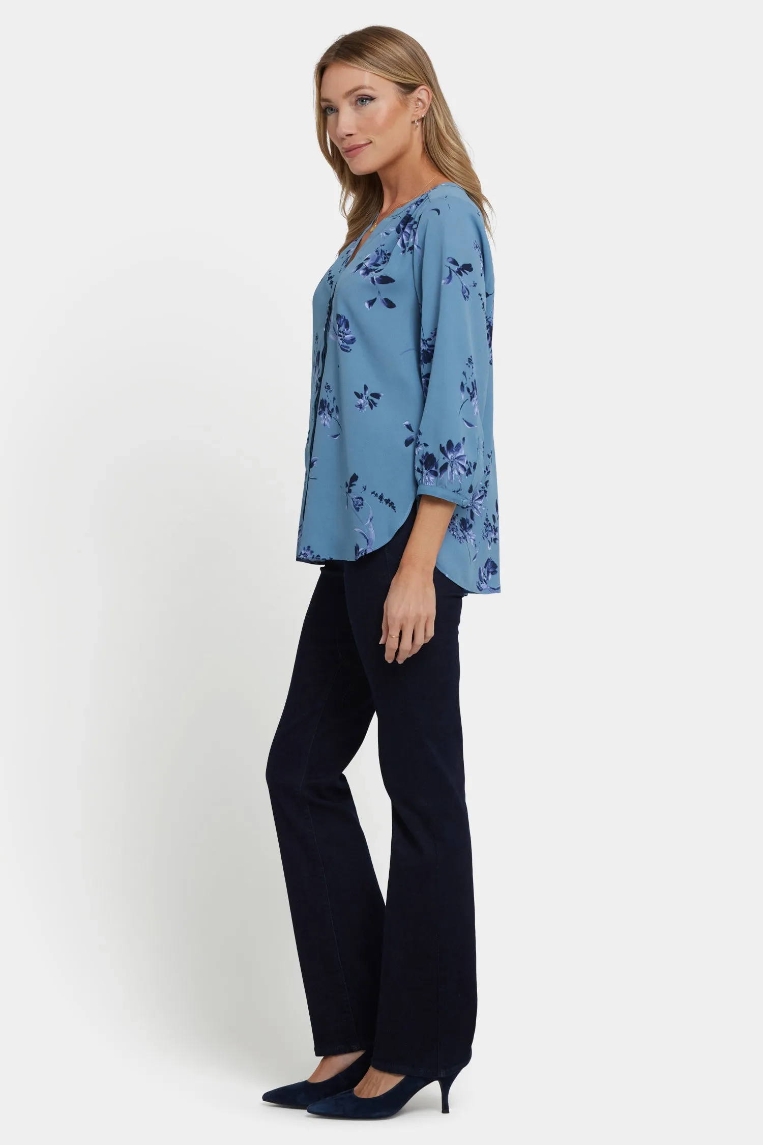 Pintuck Blouse - Antoinette sold by NYDJ product image thumbnail 3