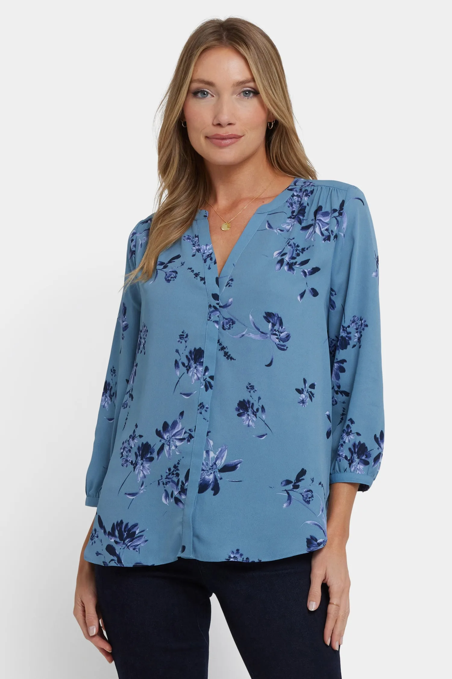 Pintuck Blouse - Antoinette sold by NYDJ