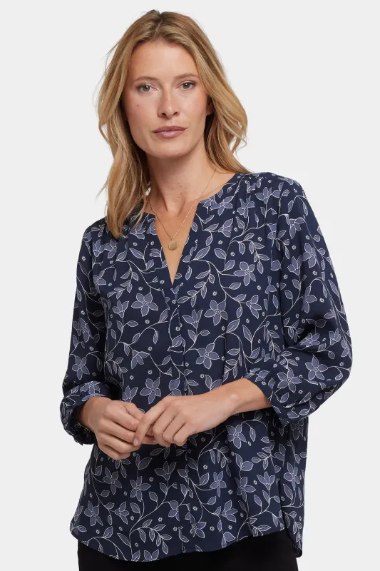 Pintuck Blouse - Lisette sold by NYDJ