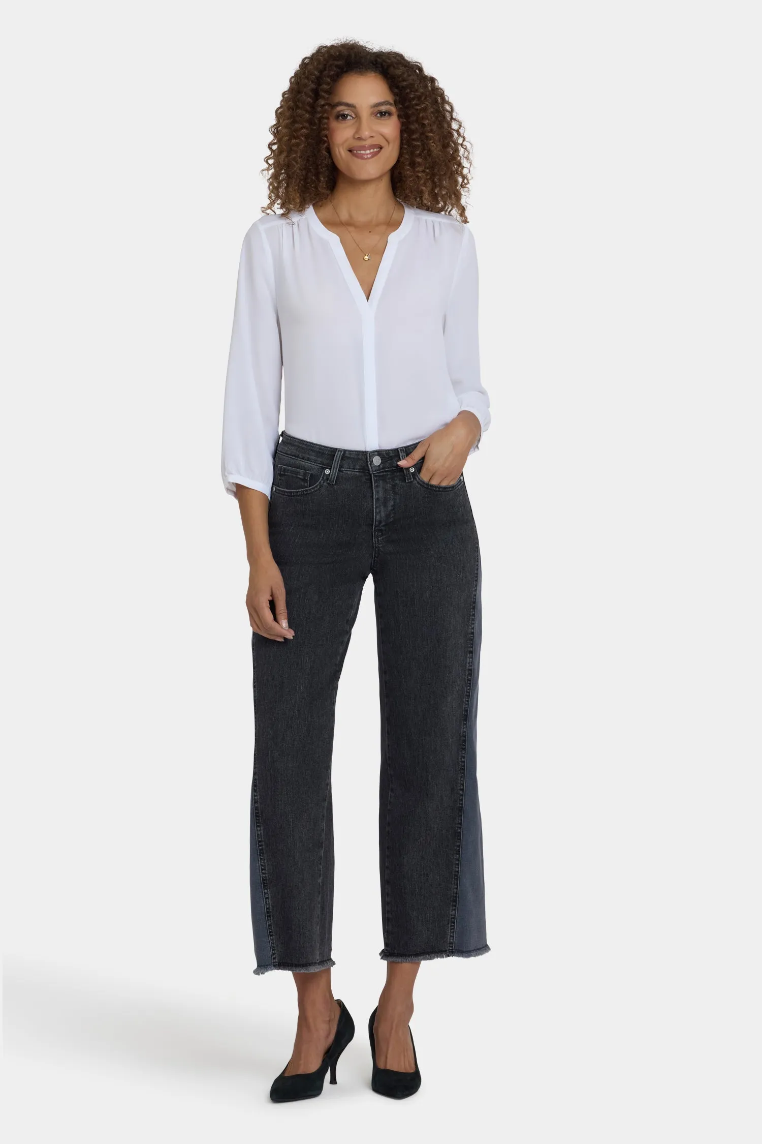 Teresa Wide Leg Jeans - Street Shade sold by NYDJ
