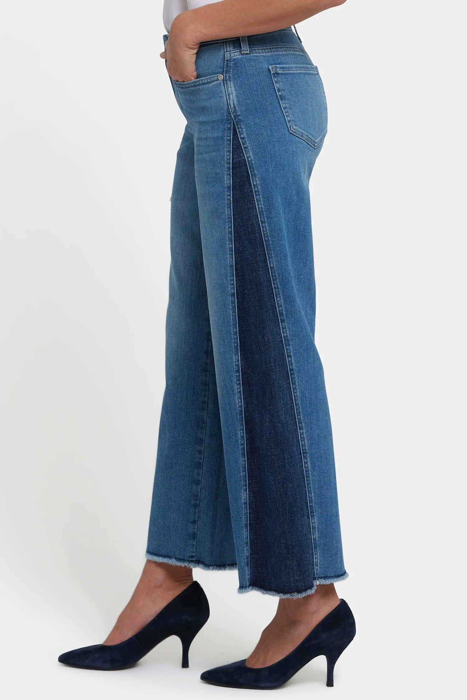 Teresa Wide Leg Jeans In Petite - Avenue Blue sold by NYDJ product image thumbnail 2