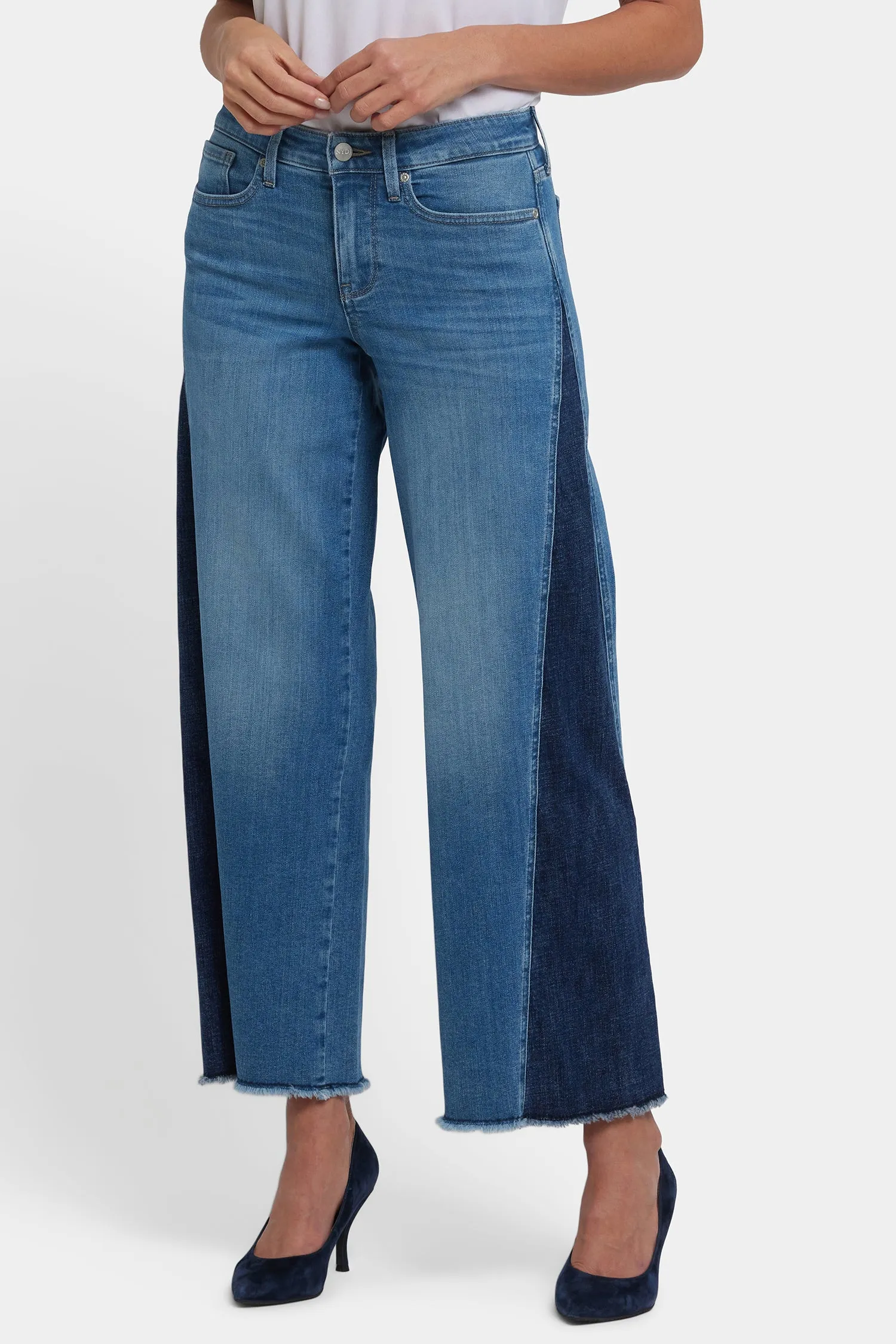 Teresa Wide Leg Jeans In Petite - Avenue Blue sold by NYDJ product image thumbnail 4