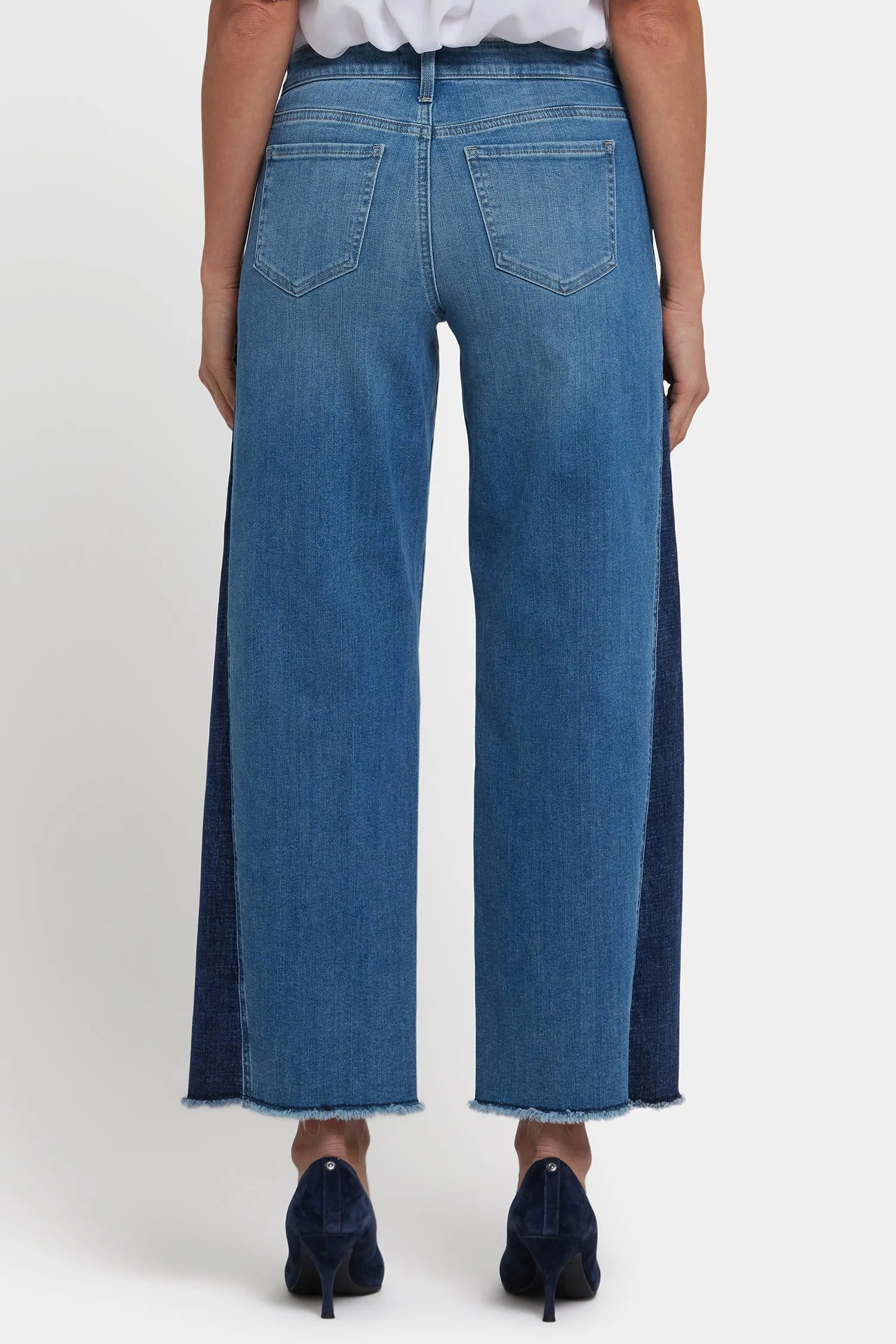 Teresa Wide Leg Jeans In Petite - Avenue Blue sold by NYDJ product image thumbnail 3