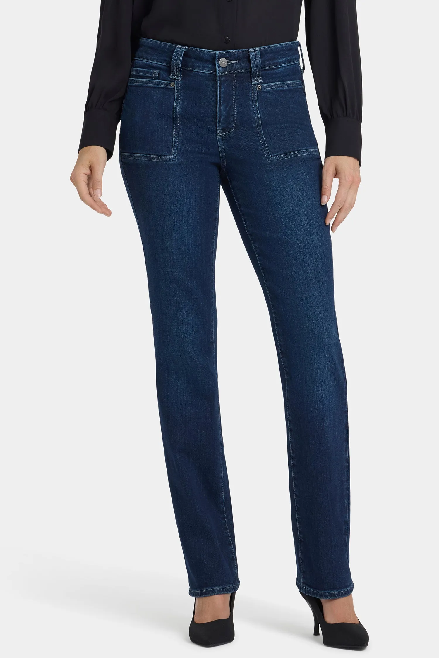 Marilyn Straight Jeans - Ink Skyline sold by NYDJ product image thumbnail 5