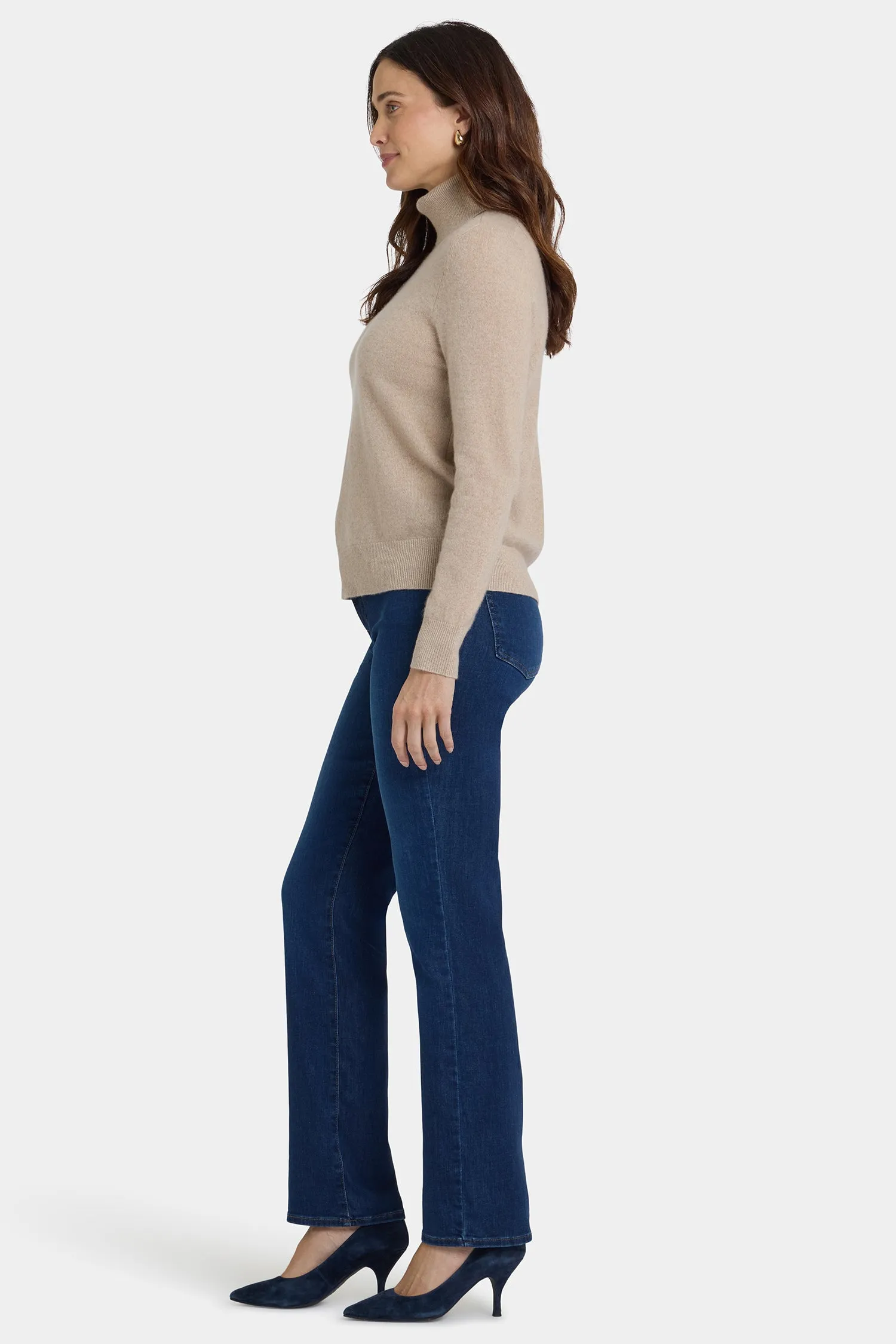Cashmere Turtleneck Sweater - Taupe sold by NYDJ product image thumbnail 4