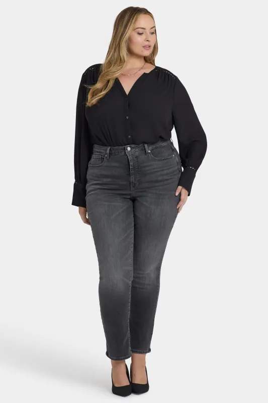 Sheri Slim Jeans In Plus Size - Gloomy Marais sold by NYDJ