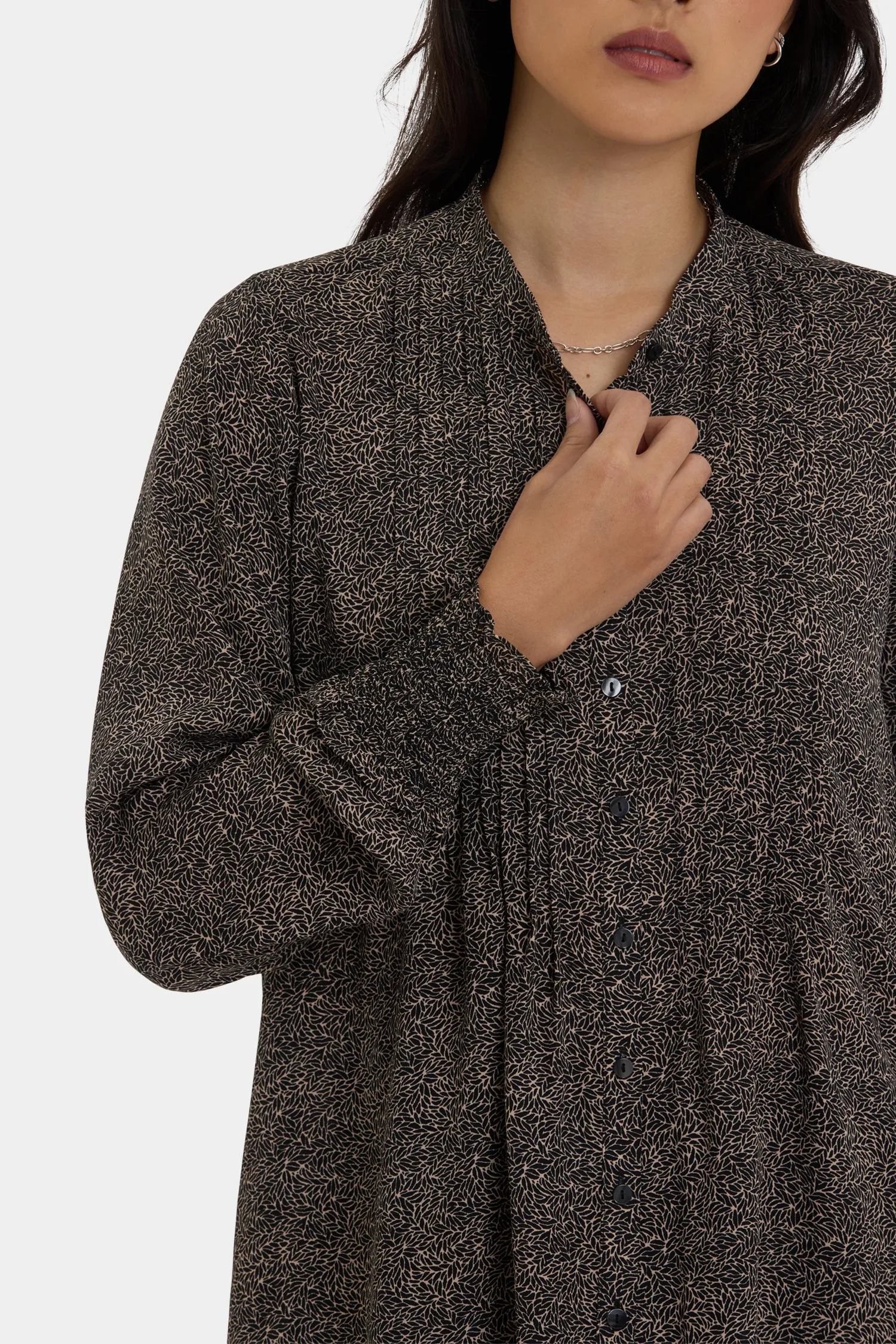 Pleated Peasant Blouse - Meadowlark sold by NYDJ product image thumbnail 2