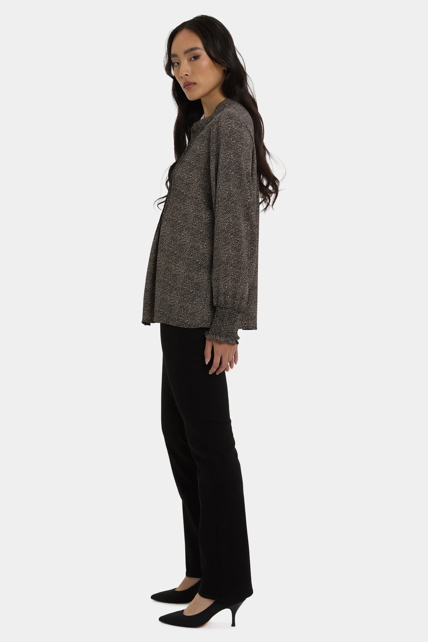 Pleated Peasant Blouse - Meadowlark sold by NYDJ product image thumbnail 4