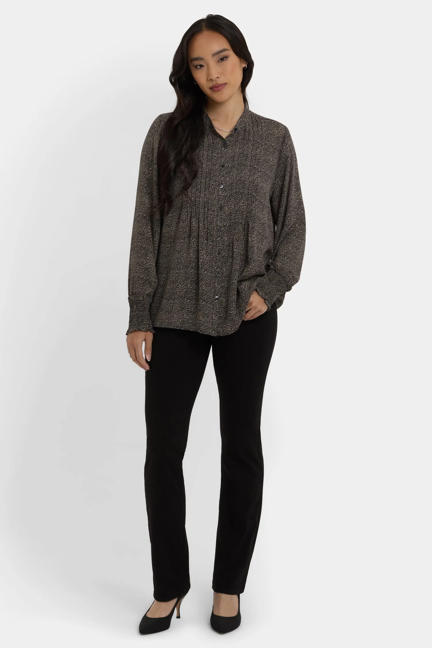 Pleated Peasant Blouse - Meadowlark sold by NYDJ product image thumbnail 5