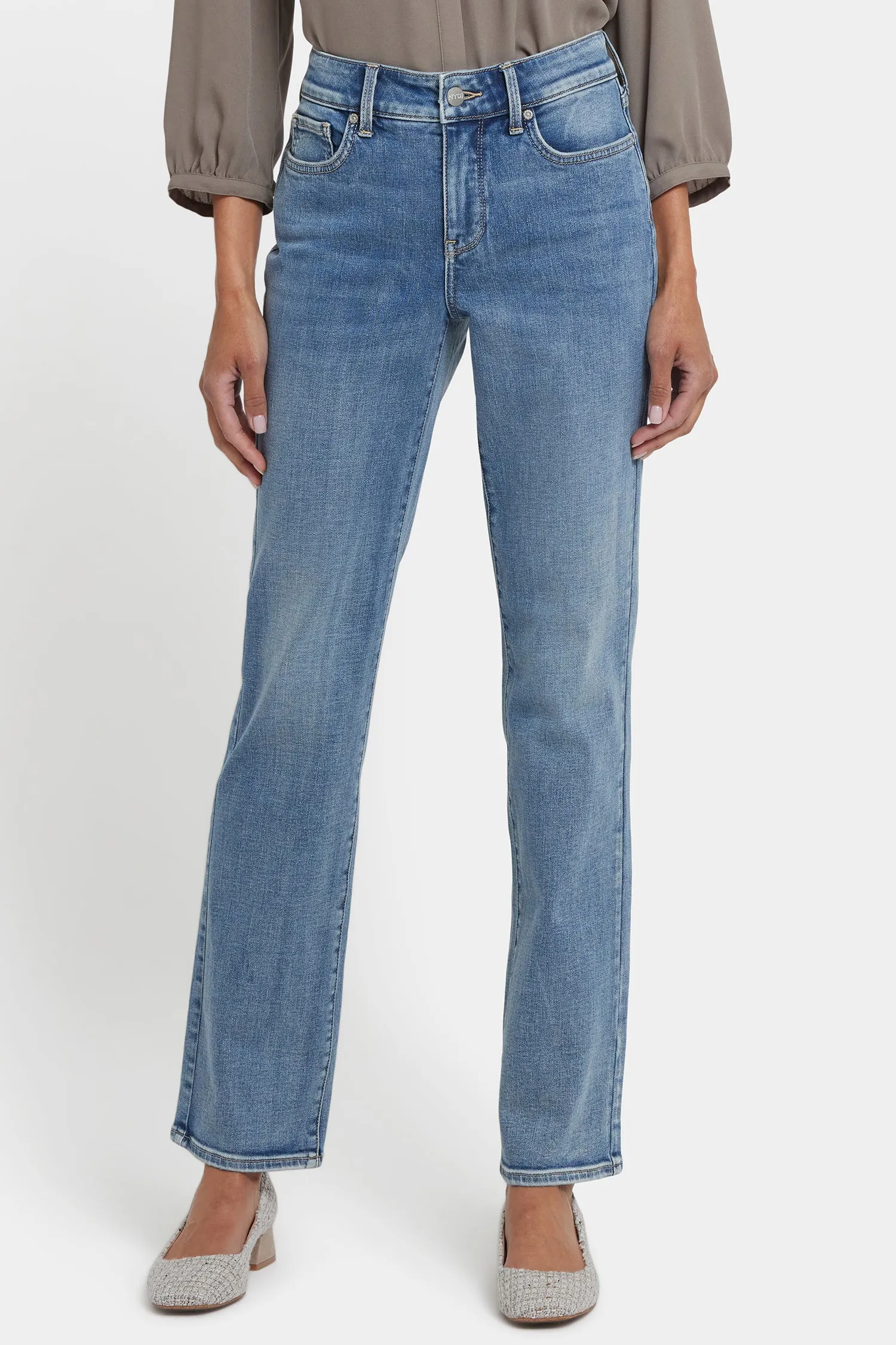 Marilyn Straight Jeans - Atmosphere sold by NYDJ product image thumbnail 4