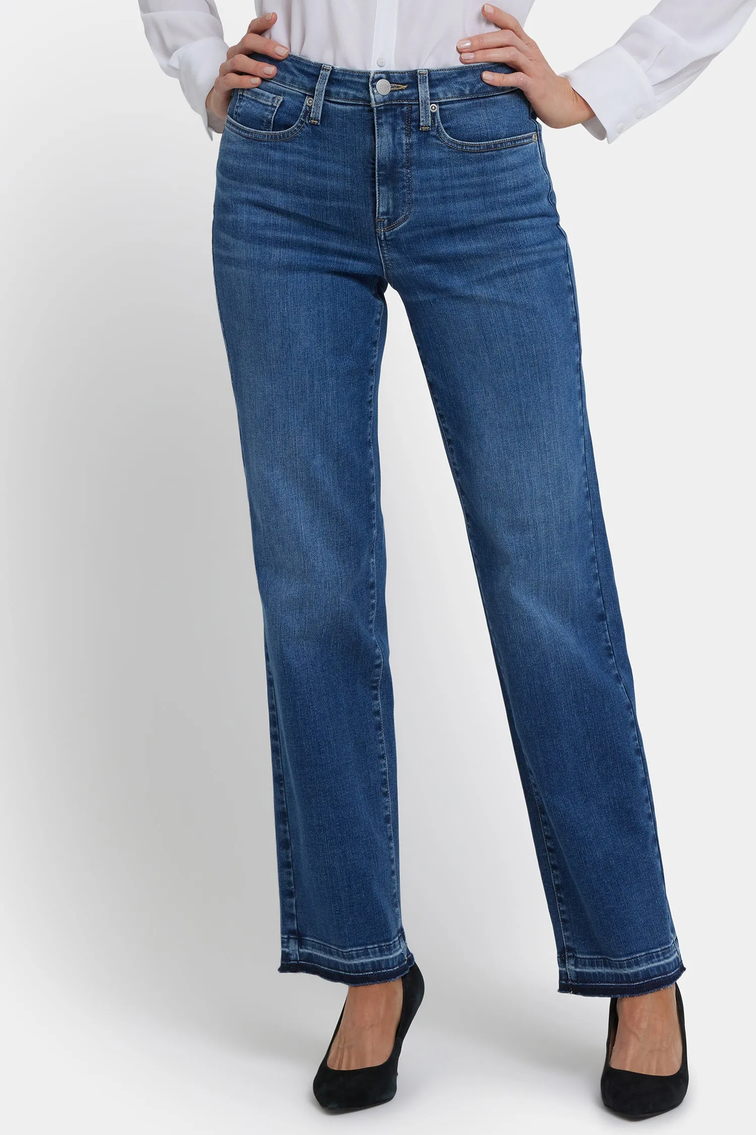 Bailey Relaxed Straight Jeans - Opera Blue sold by NYDJ product image thumbnail 4