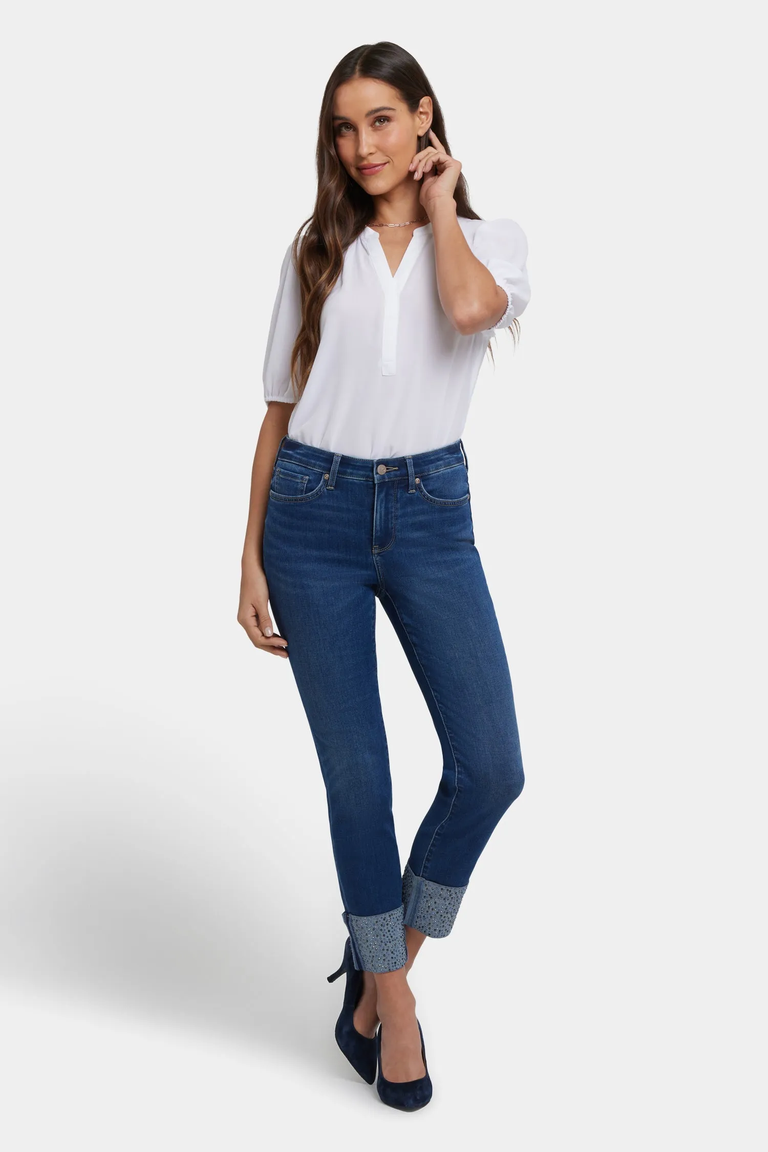 Sheri Slim Ankle Jeans - Vintage Lapis sold by NYDJ product image thumbnail 2